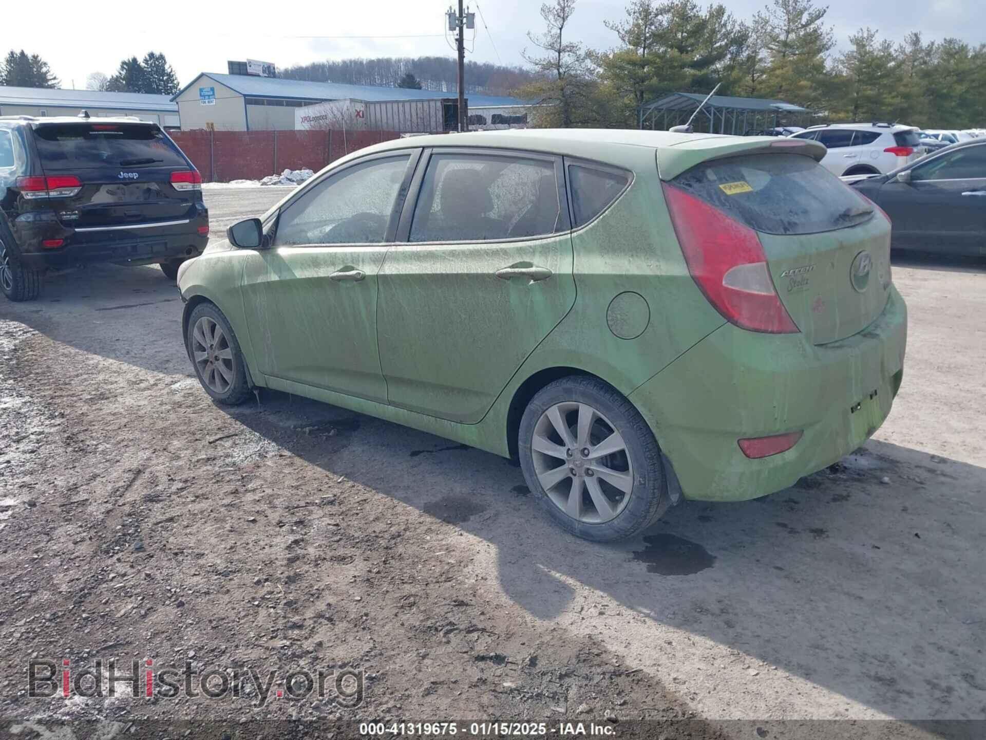 2012 HYUNDAI ACCENT - VIN: KMHCU5AE4CU020088 - Фото 3