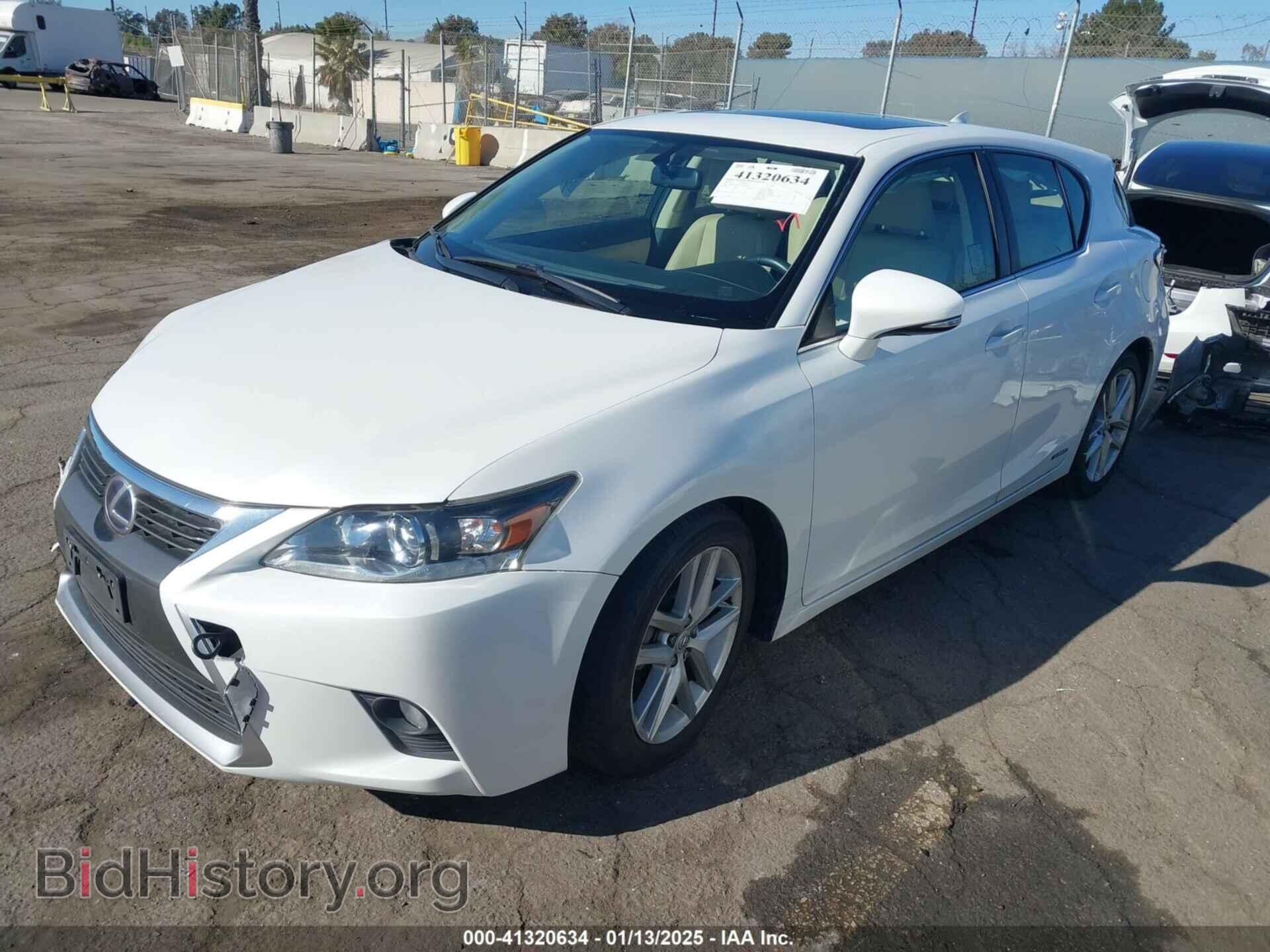 2014 LEXUS CT 200H - VIN: JTHKD5BH4E2176816 - Фото 2