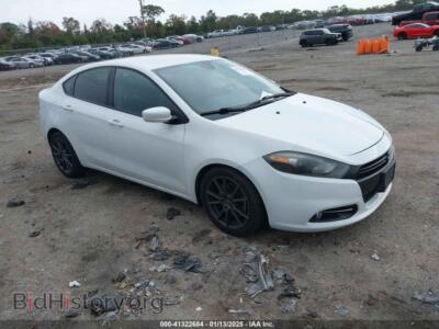 2016 Dodge DART, white — VIN 1C3CDFFA4GD801851, IAAI