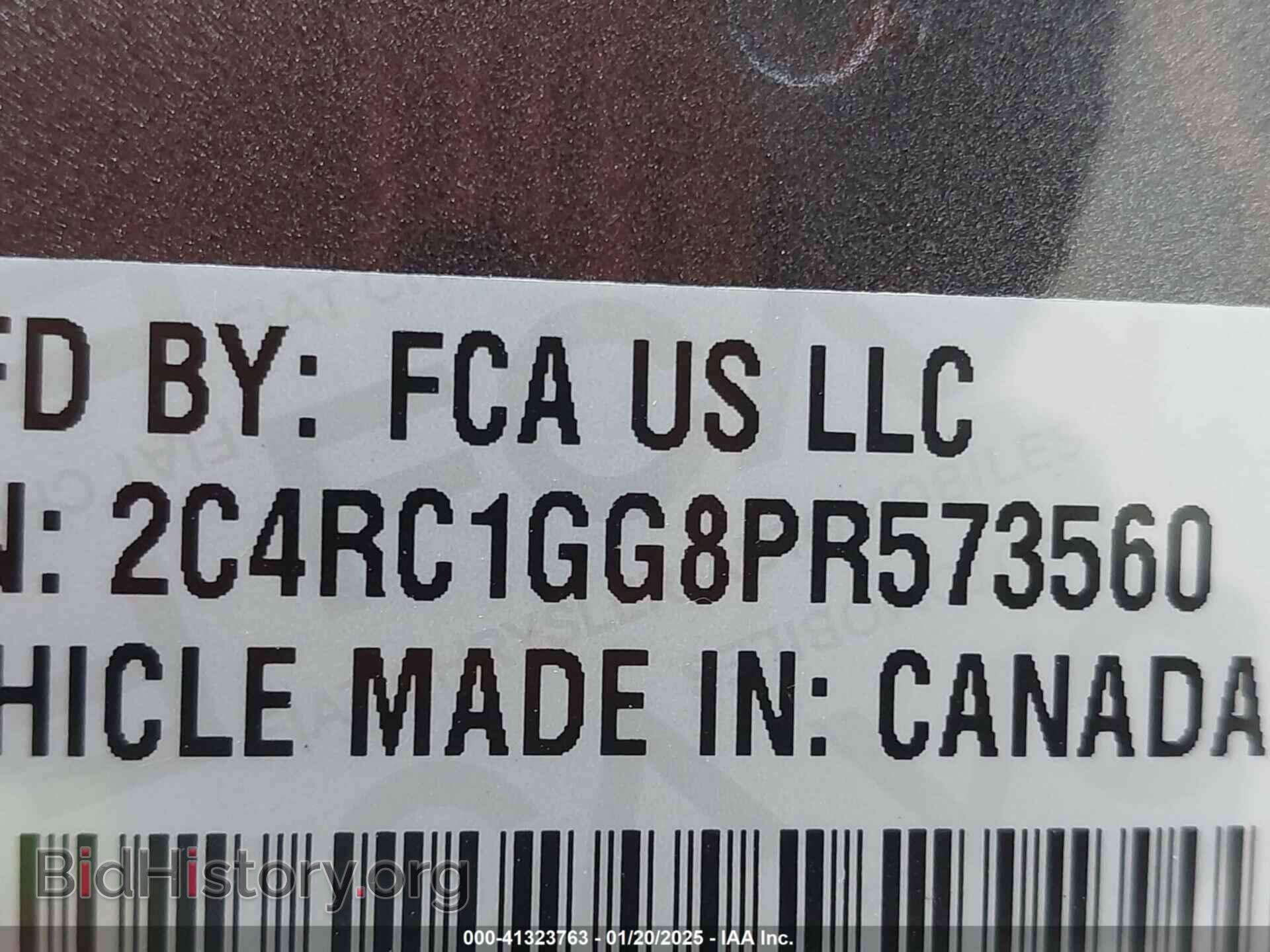 2023 CHRYSLER PACIFICA - VIN: 2C4RC1GG8PR573560 - Фото 9