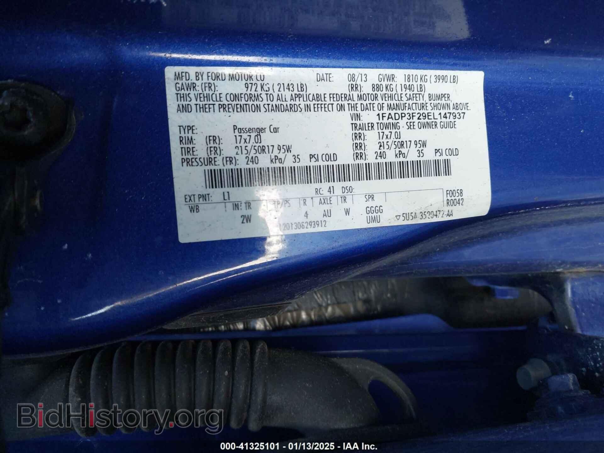 2014 FORD FOCUS - VIN: 1FADP3F29EL147937 - Photo 9