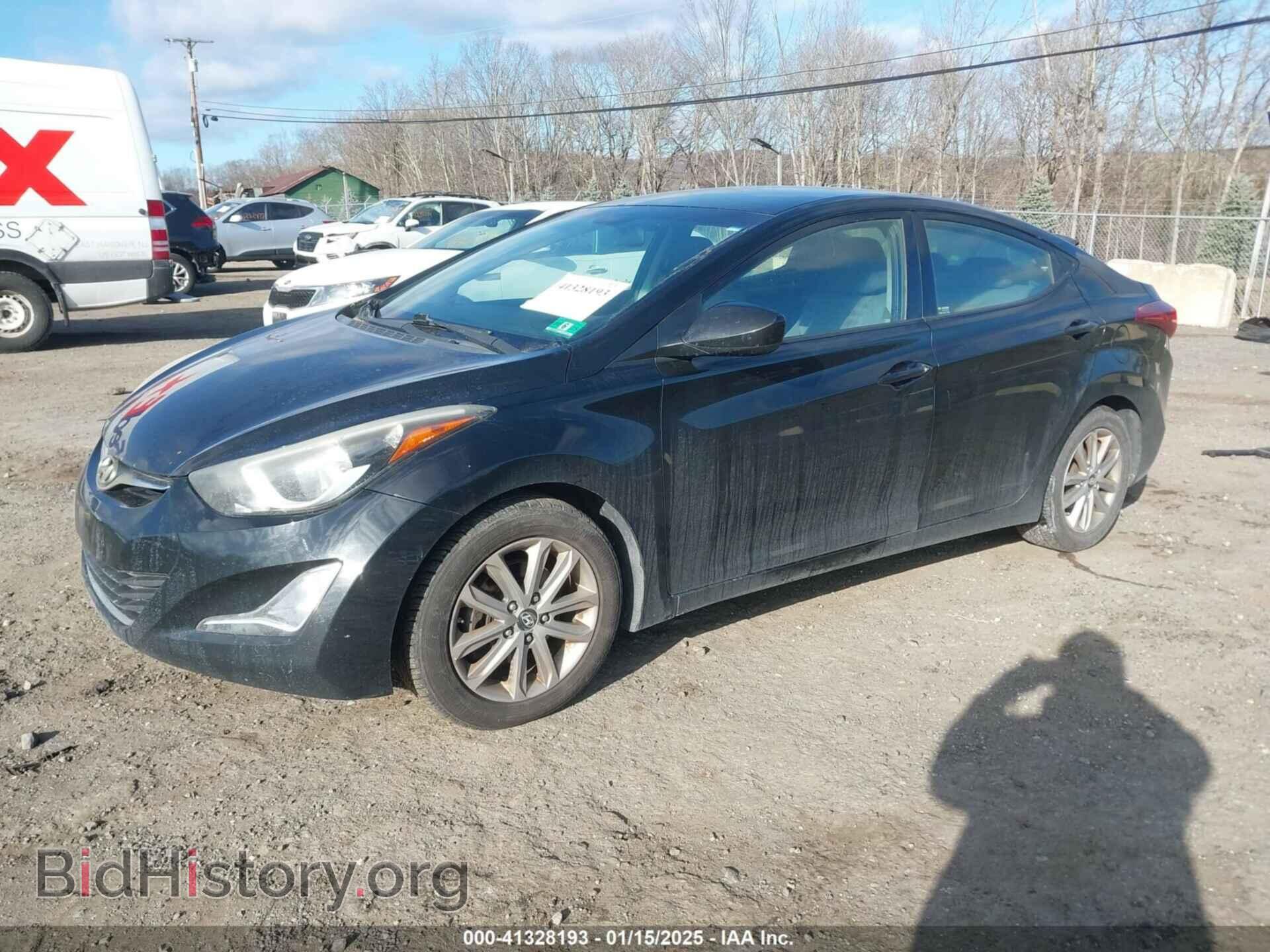 2014 HYUNDAI ELANTRA - VIN: KMHDH4AE9EU075996 - Фото 2