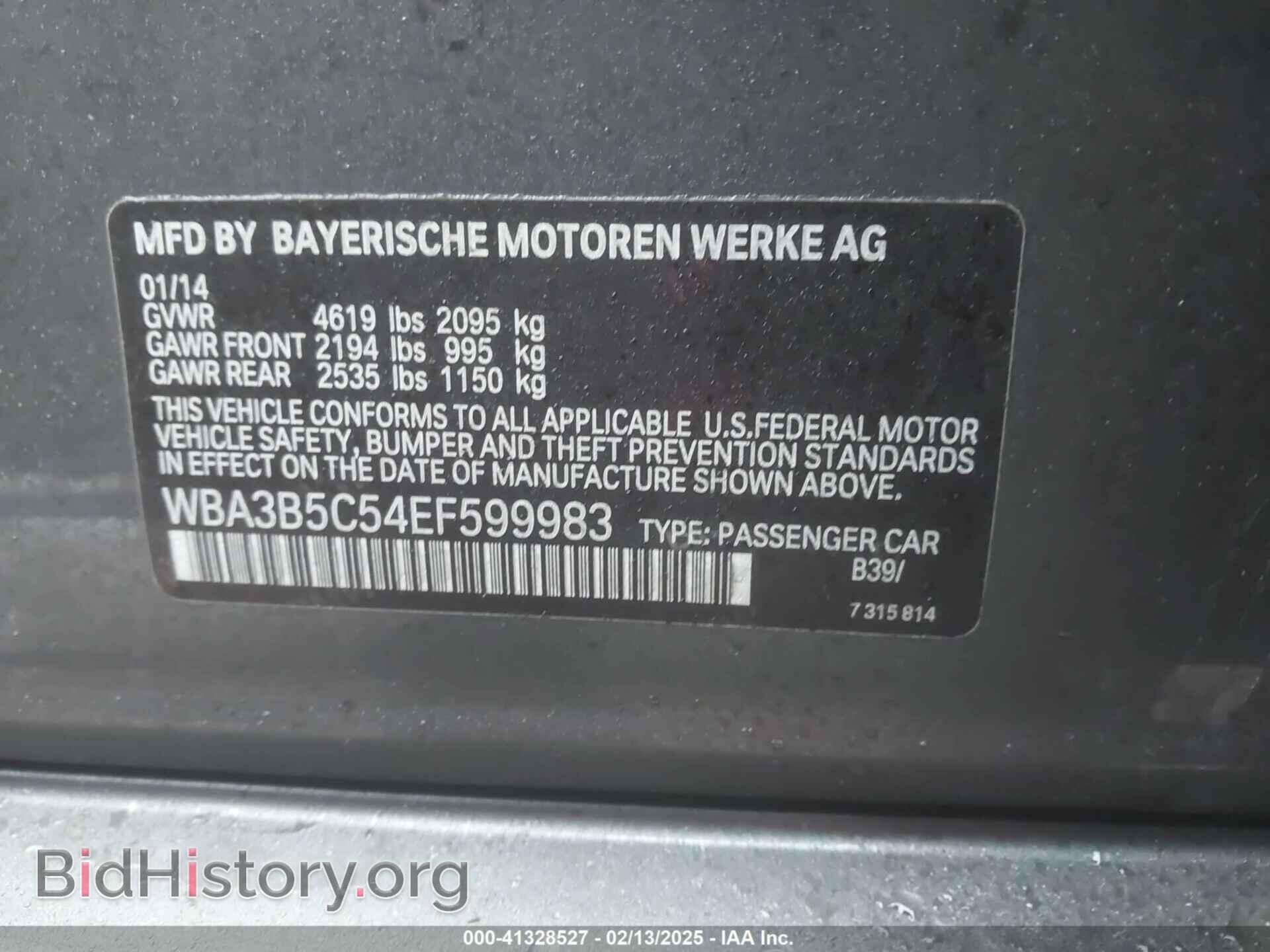 2014 BMW 328I - VIN: WBA3B5C54EF599983 - Фото 9