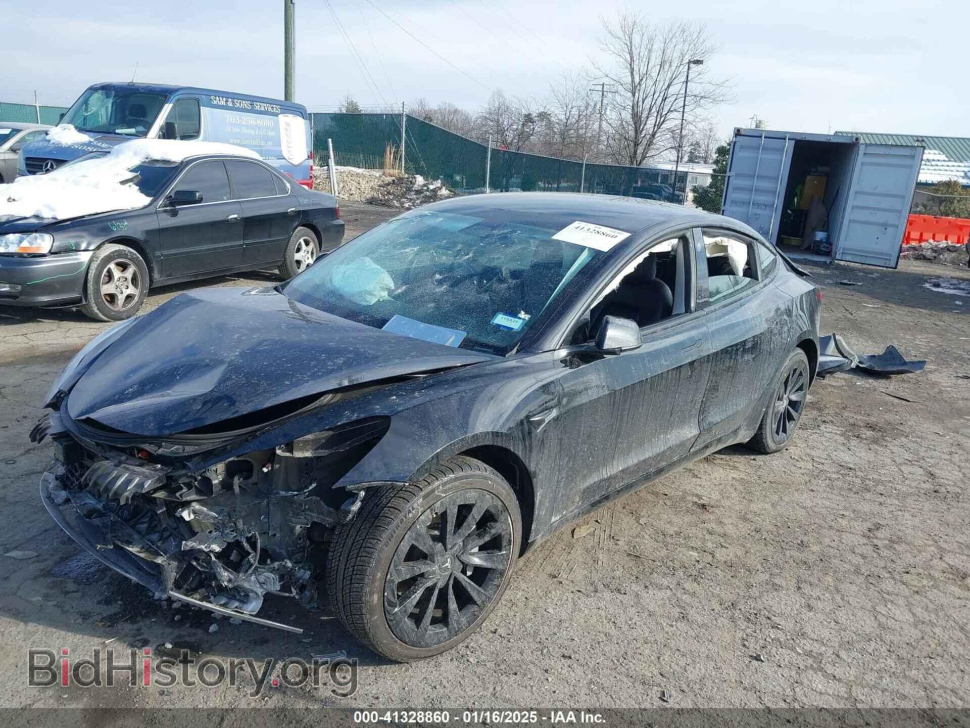 2021 TESLA MODEL 3 - VIN: 5YJ3E1EA3MF922064 - Фото 2