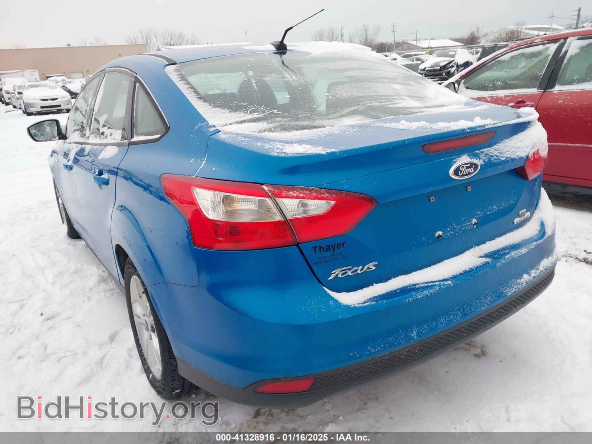 2014 FORD FOCUS - VIN: 1FADP3F27EL107307 - Фото 3