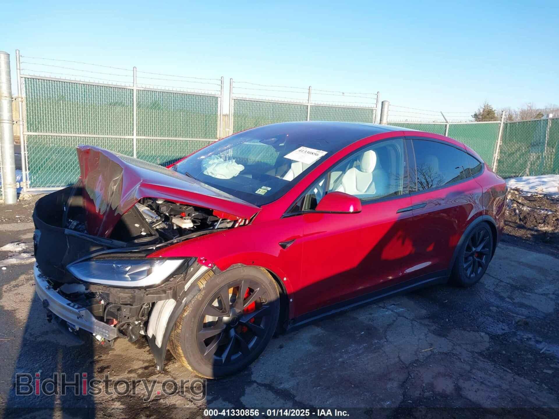 2024 TESLA MODEL X - VIN: 7SAXCBE67RF439650 - Фото 2