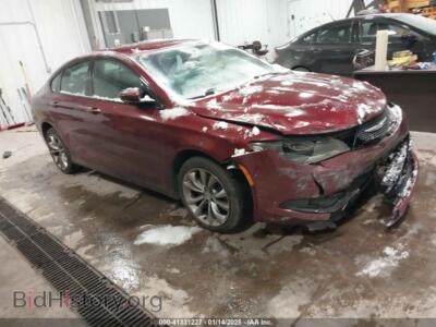 2015 Chrysler 200 S, красный — VIN 1C3CCCBG4FN644018, IAAI