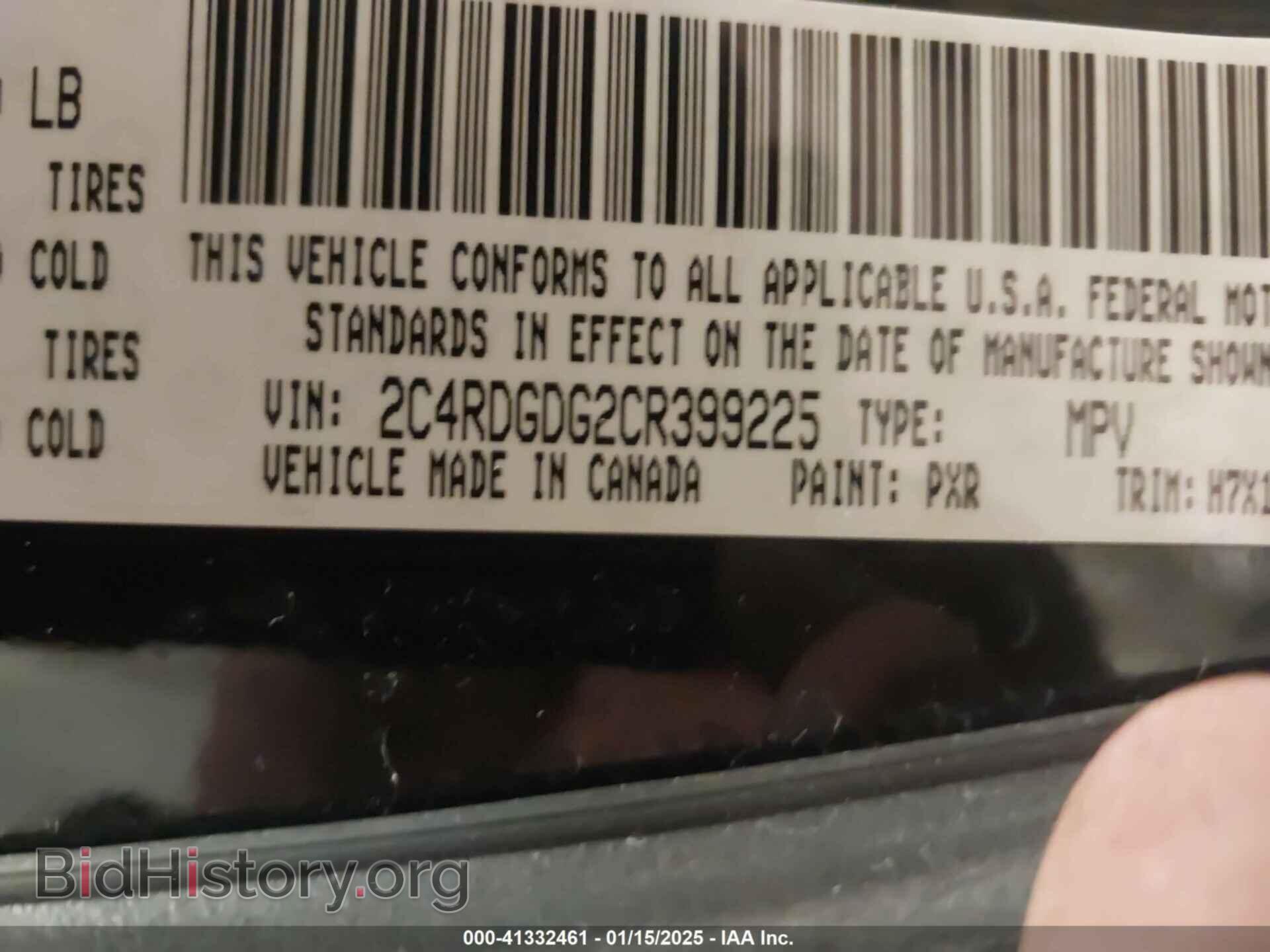 2012 DODGE GRAND CARAVAN - VIN: 2C4RDGDG2CR399225 - Фото 9