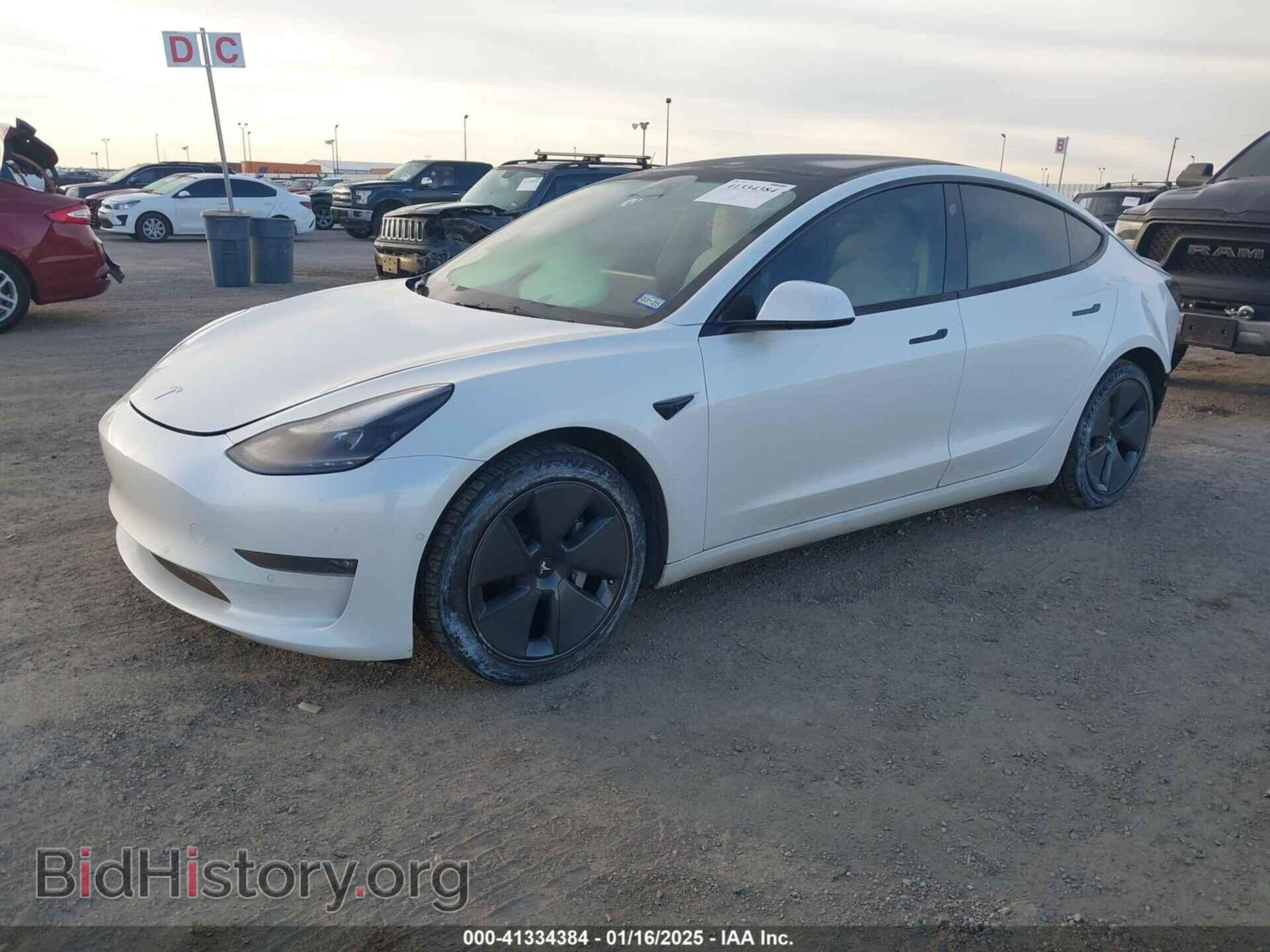 2022 TESLA MODEL 3 - VIN: 5YJ3E1EB7NF167026 - Фото 2
