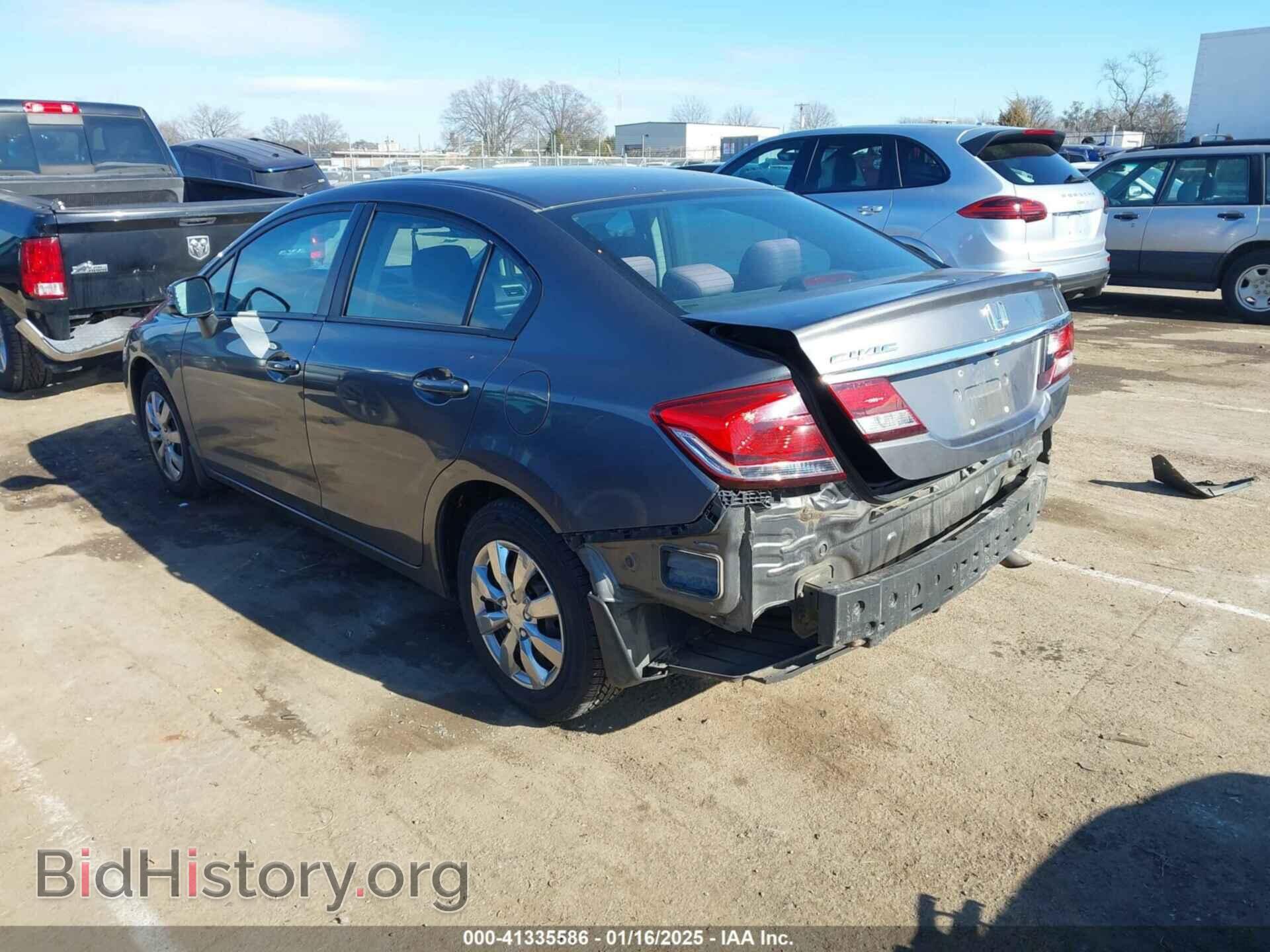 2013 HONDA CIVIC - VIN: 2HGFB2F59DH557396 - Фото 3