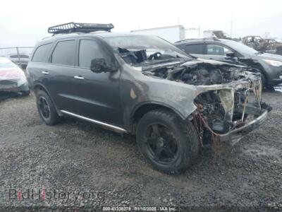 2013 Dodge DURANGO Crew, blue — VIN 1C4RDJDG5DC688655, IAAI