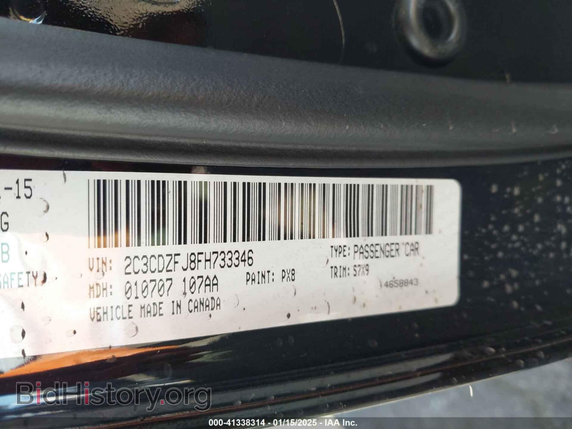 2015 DODGE CHALLENGER - VIN: 2C3CDZFJ8FH733346 - Photo 9