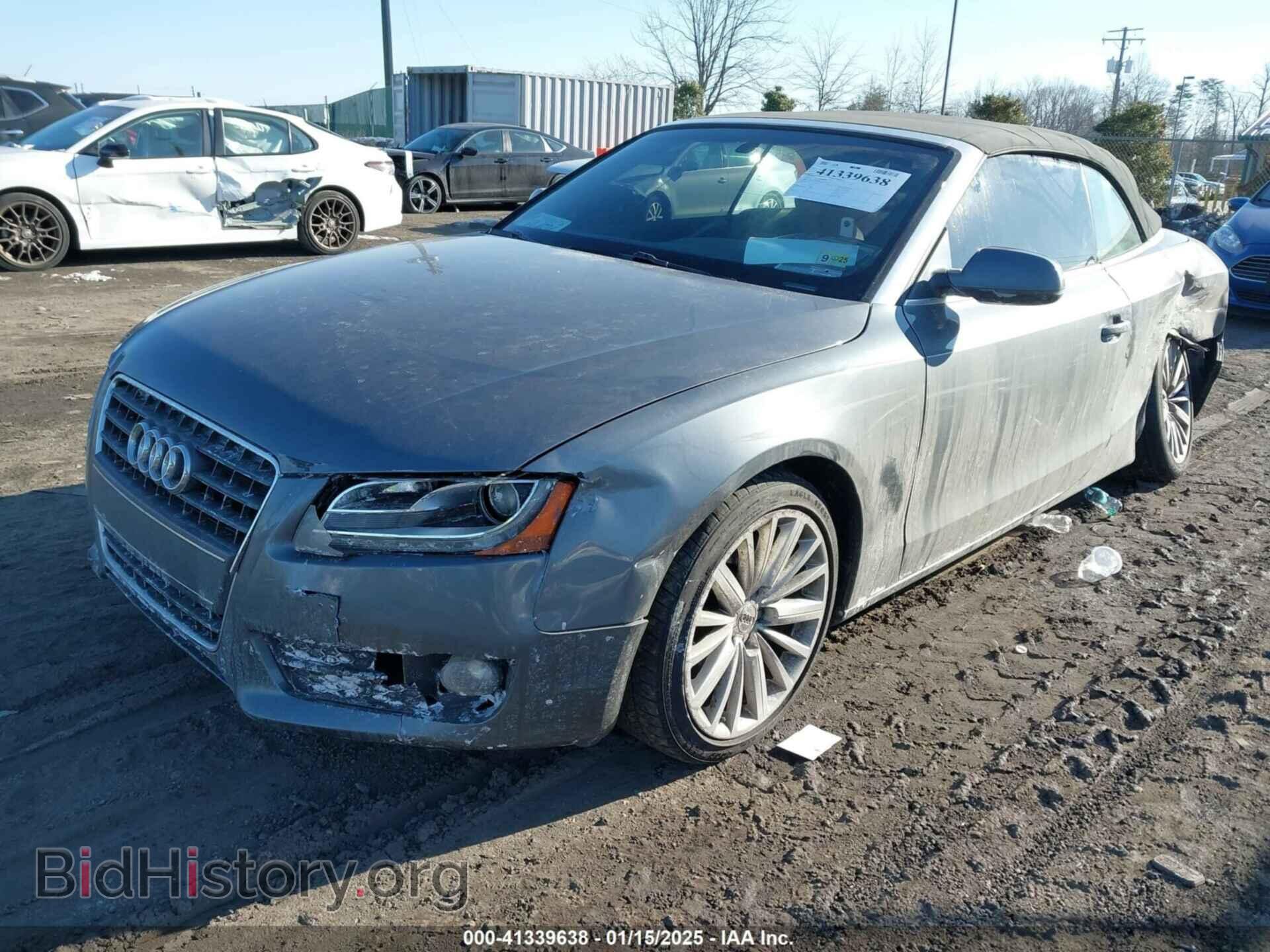 2012 AUDI A5 - VIN: WAULFAFH0CN005332 - Фото 2