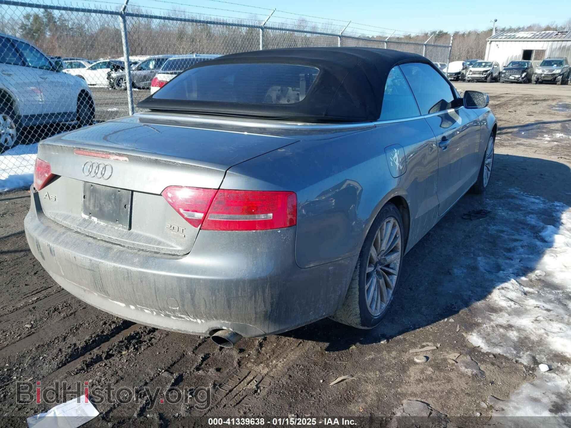 2012 AUDI A5 - VIN: WAULFAFH0CN005332 - Фото 4