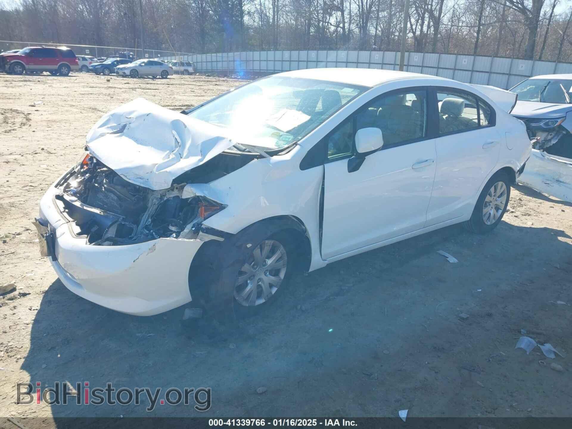 2012 HONDA CIVIC SDN - VIN: 19XFB2F59CE061670 - Фото 2