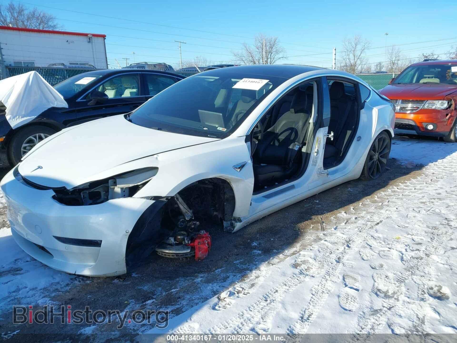 2020 TESLA MODEL 3 - VIN: 5YJ3E1ECXLF641248 - Фото 2