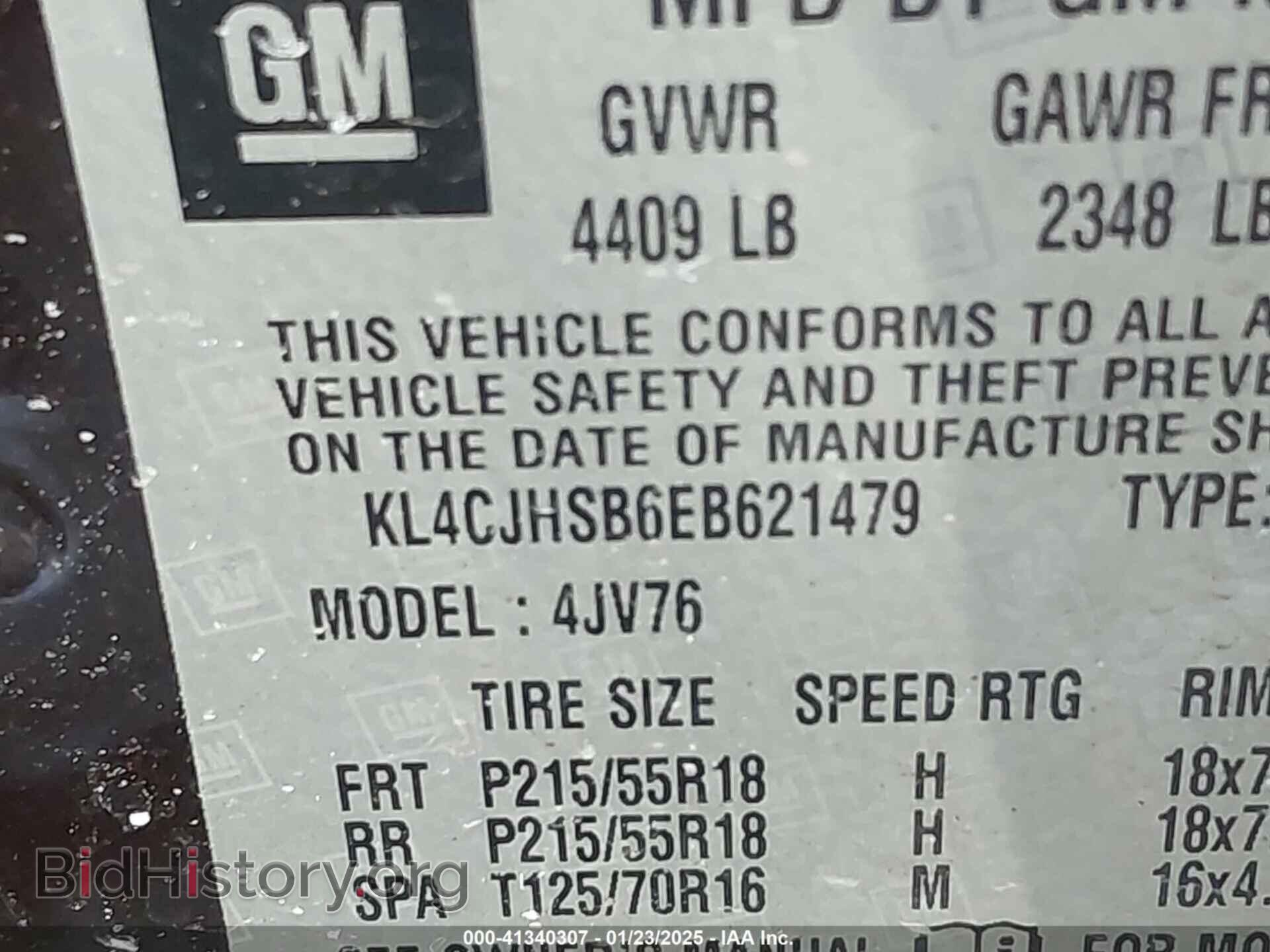 2014 BUICK ENCORE - VIN: KL4CJHSB6EB621479 - Photo 9