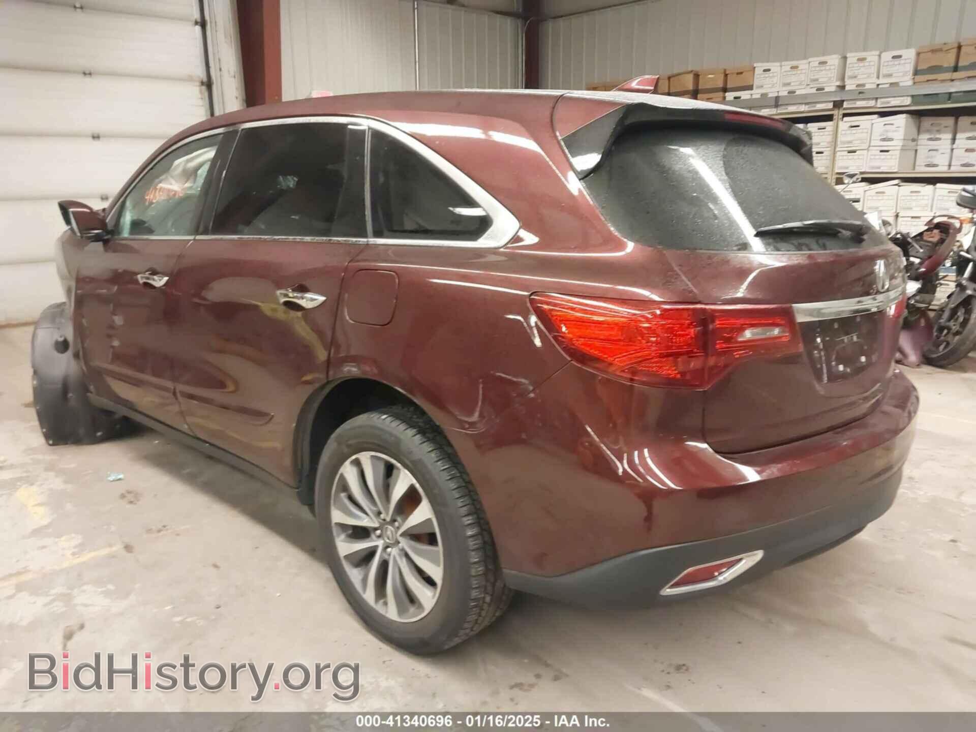 2014 ACURA MDX - VIN: 5FRYD3H45EB020851 - Фото 3