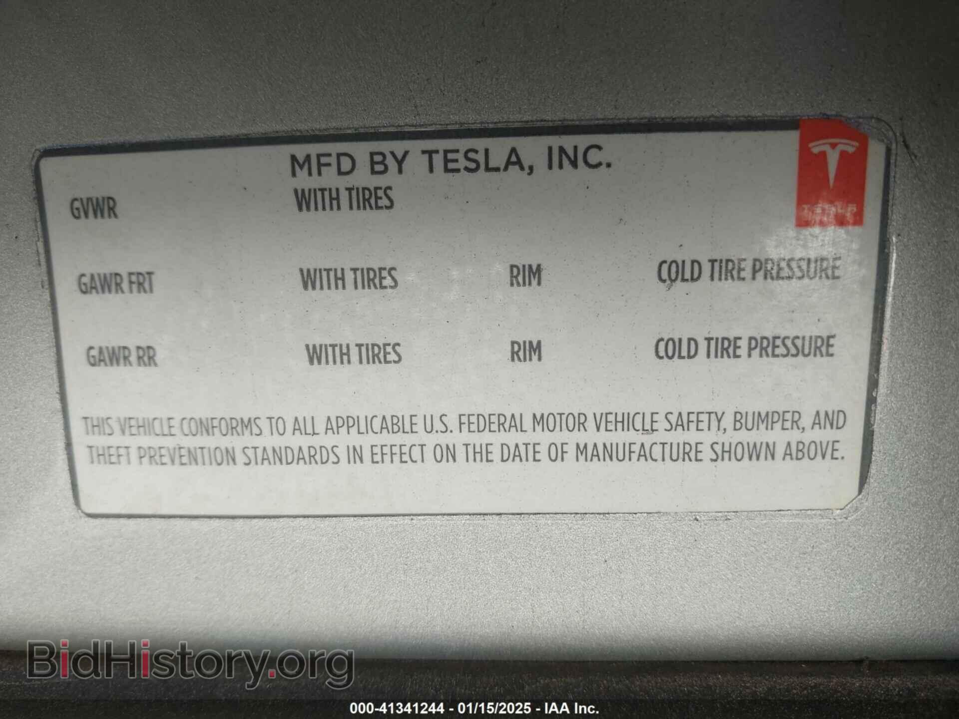 2017 TESLA MODEL S - VIN: 5YJSA1E21HF199515 - Фото 9