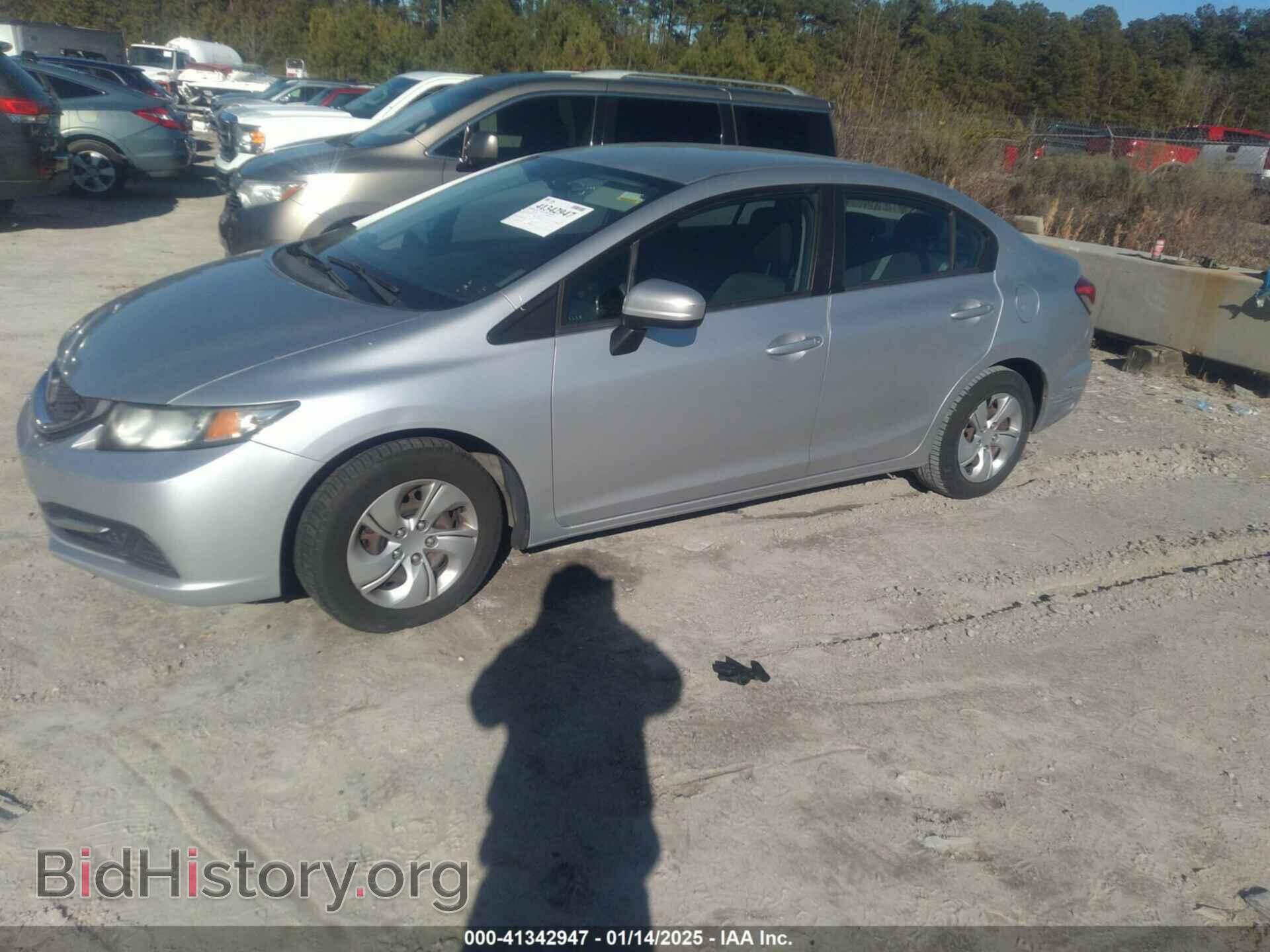 2014 HONDA CIVIC - VIN: 2HGFB2F53EH501486 - Фото 2