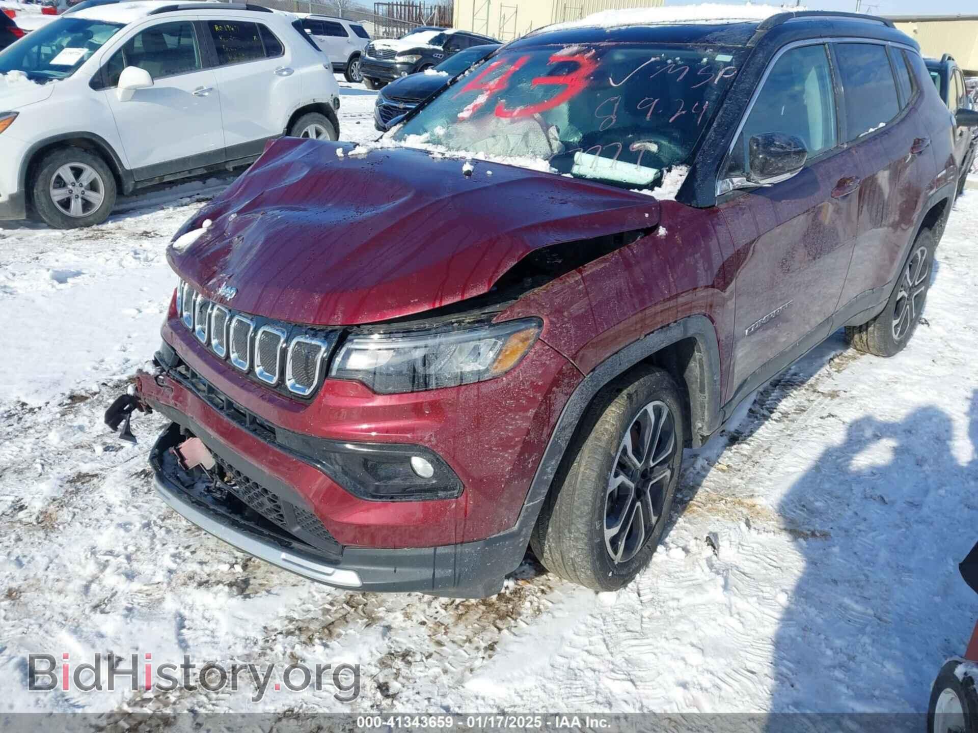 2022 JEEP COMPASS - VIN: 3C4NJDCB6NT107779 - Фото 2