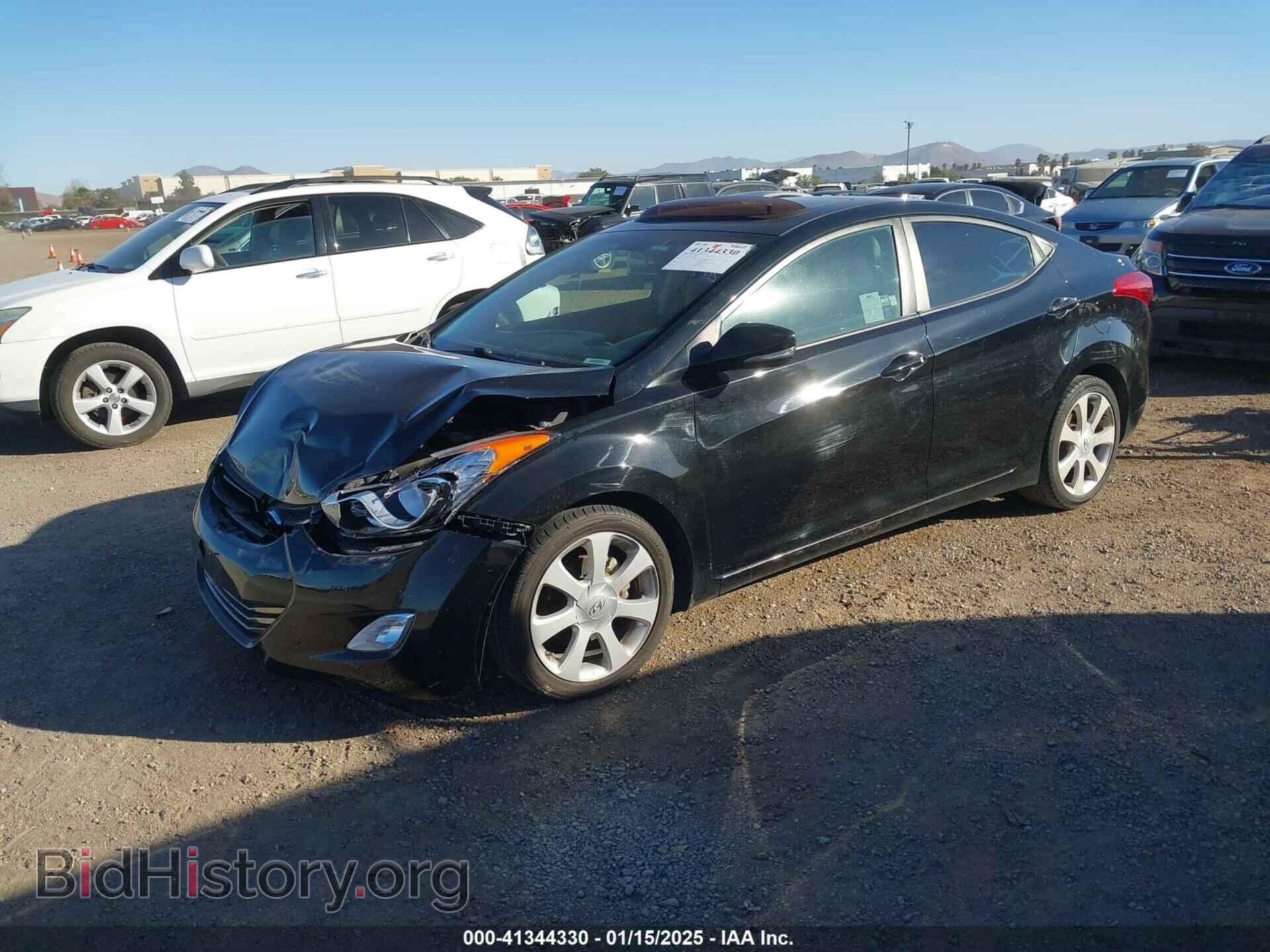 2012 HYUNDAI ELANTRA - VIN: 5NPDH4AE6CH123739 - Фото 2