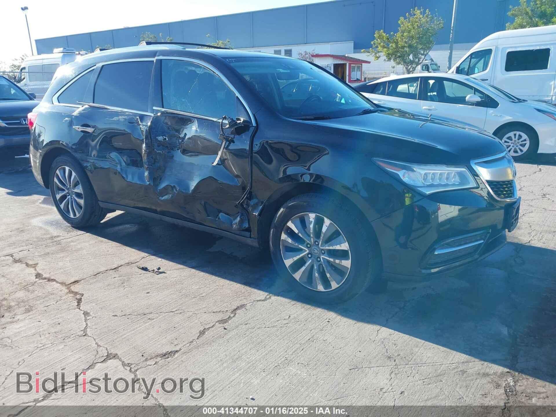 Фотография 5FRYD4H67GB043672 - ACURA MDX 2016