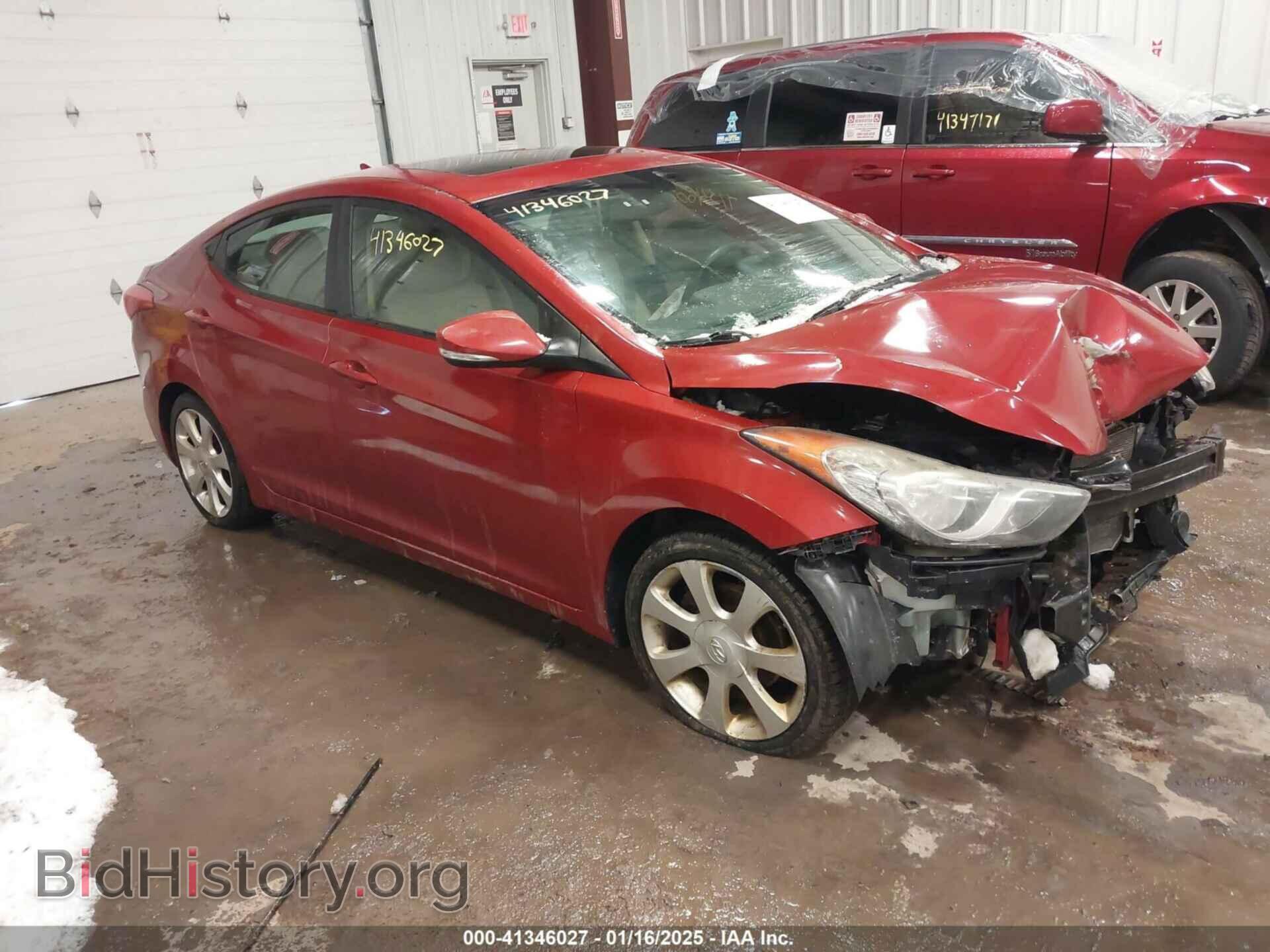 Фотография KMHDH4AEXCU242864 - HYUNDAI ELANTRA 2012