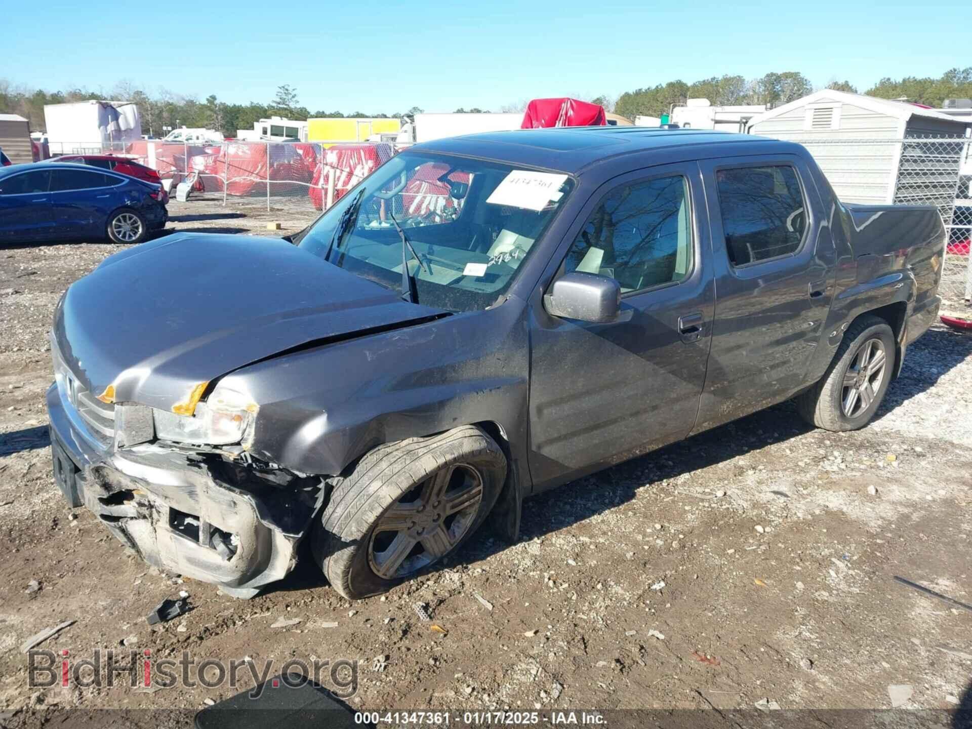2014 HONDA RIDGELINE - VIN: 5FPYK1F52EB002984 - Фото 2