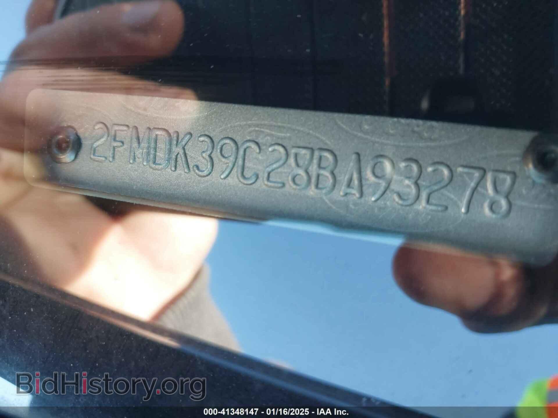 2008 FORD EDGE - VIN: 2FMDK39C28BA93278 - Фото 9