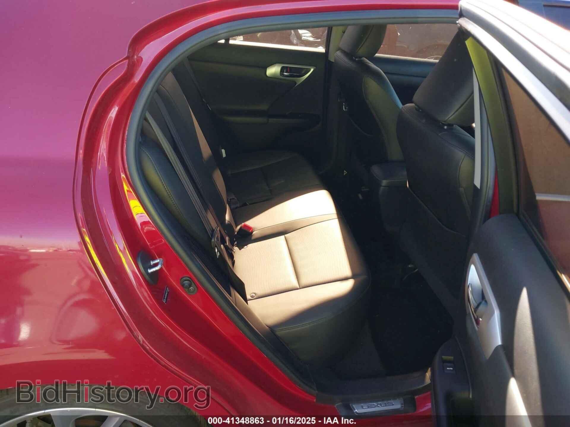2013 LEXUS CT 200H - VIN: JTHKD5BH6D2151480 - Фото 8