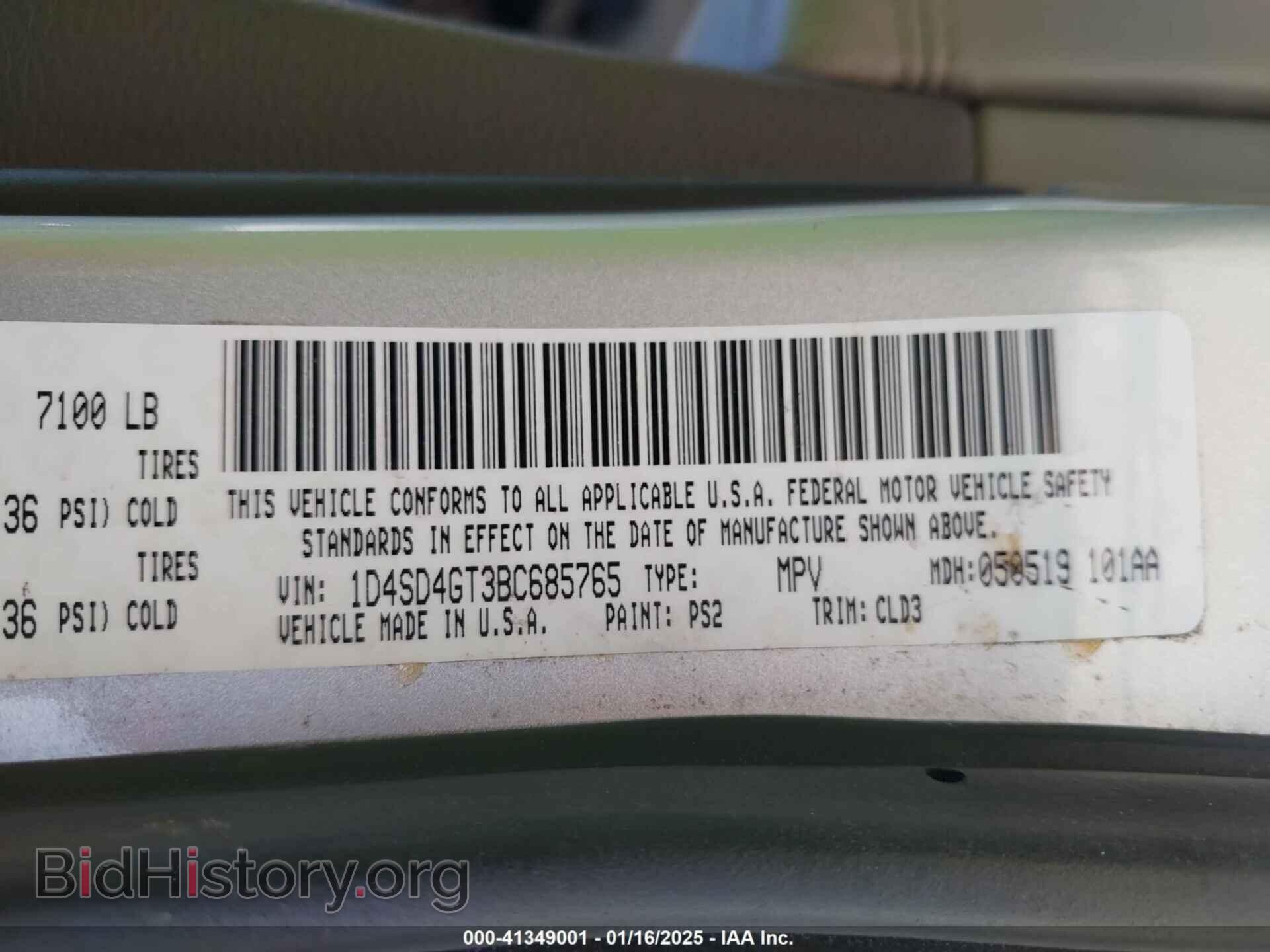 2011 DODGE DURANGO - VIN: 1D4SD4GT3BC685765 - Photo 9