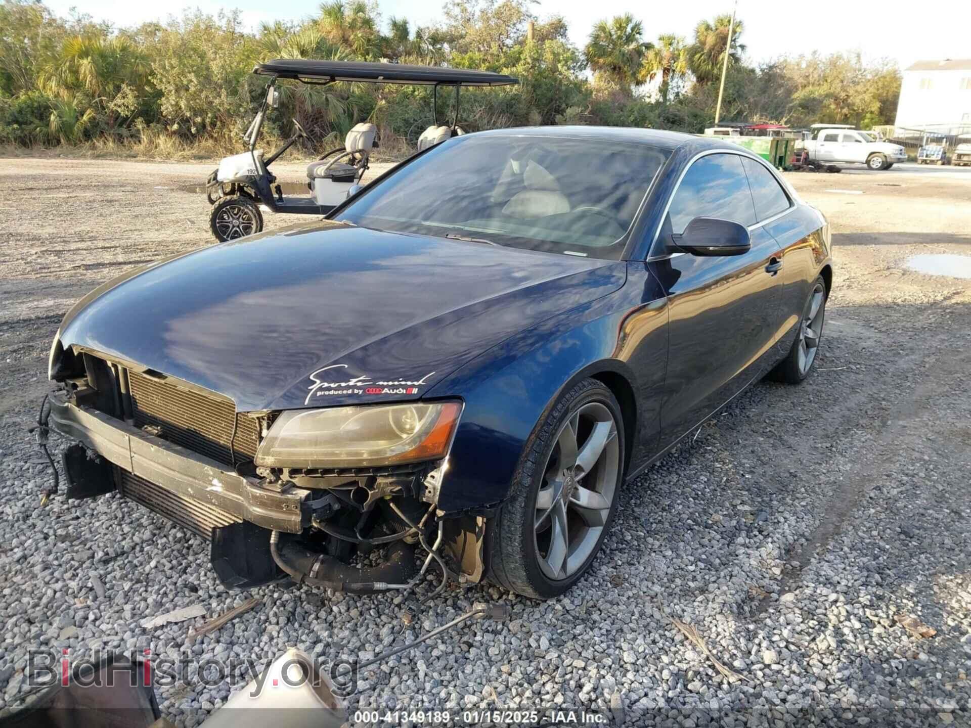 2010 AUDI A5 - VIN: WAURFAFR0AA011333 - Фото 2