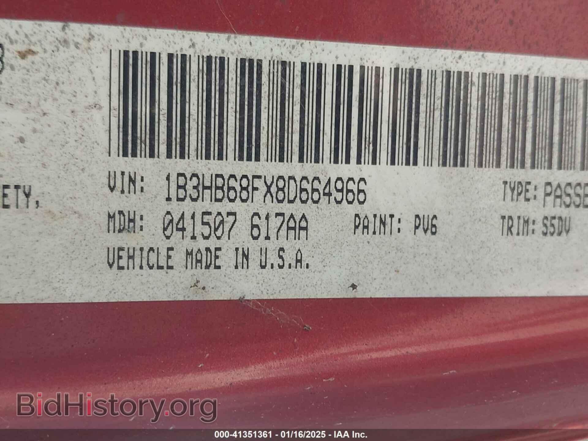 2008 DODGE CALIBER - VIN: 1B3HB68FX8D664966 - Photo 9
