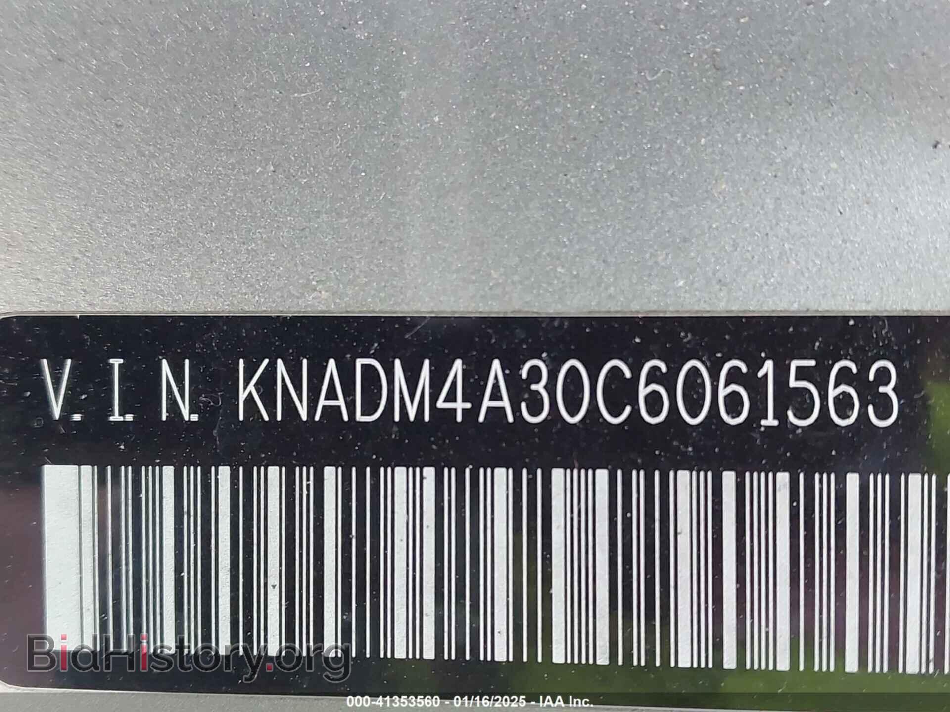 2012 KIA RIO - VIN: KNADM4A30C6061563 - Фото 9