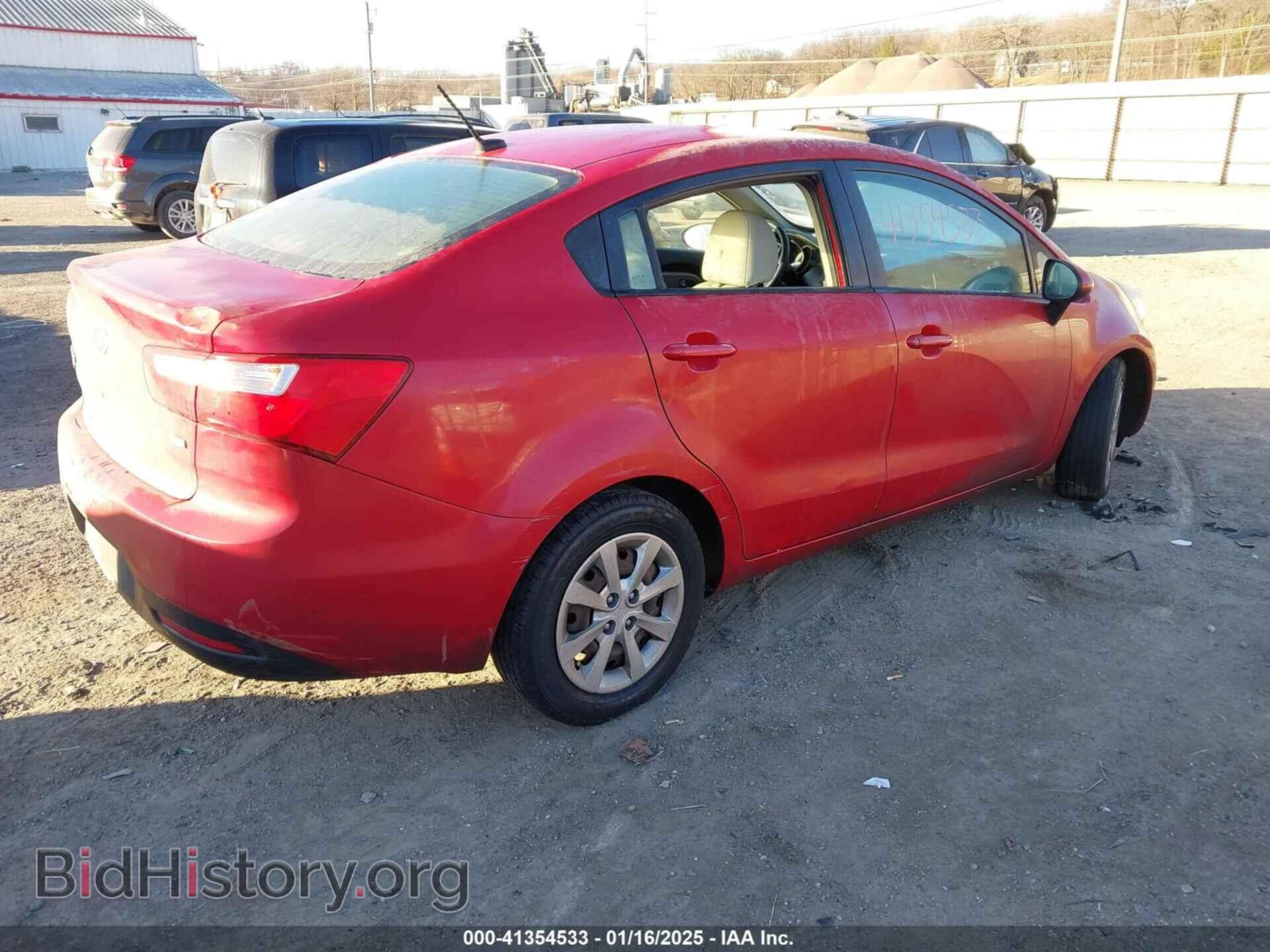 2013 KIA RIO - VIN: KNADM4A37D6241219 - Фото 4