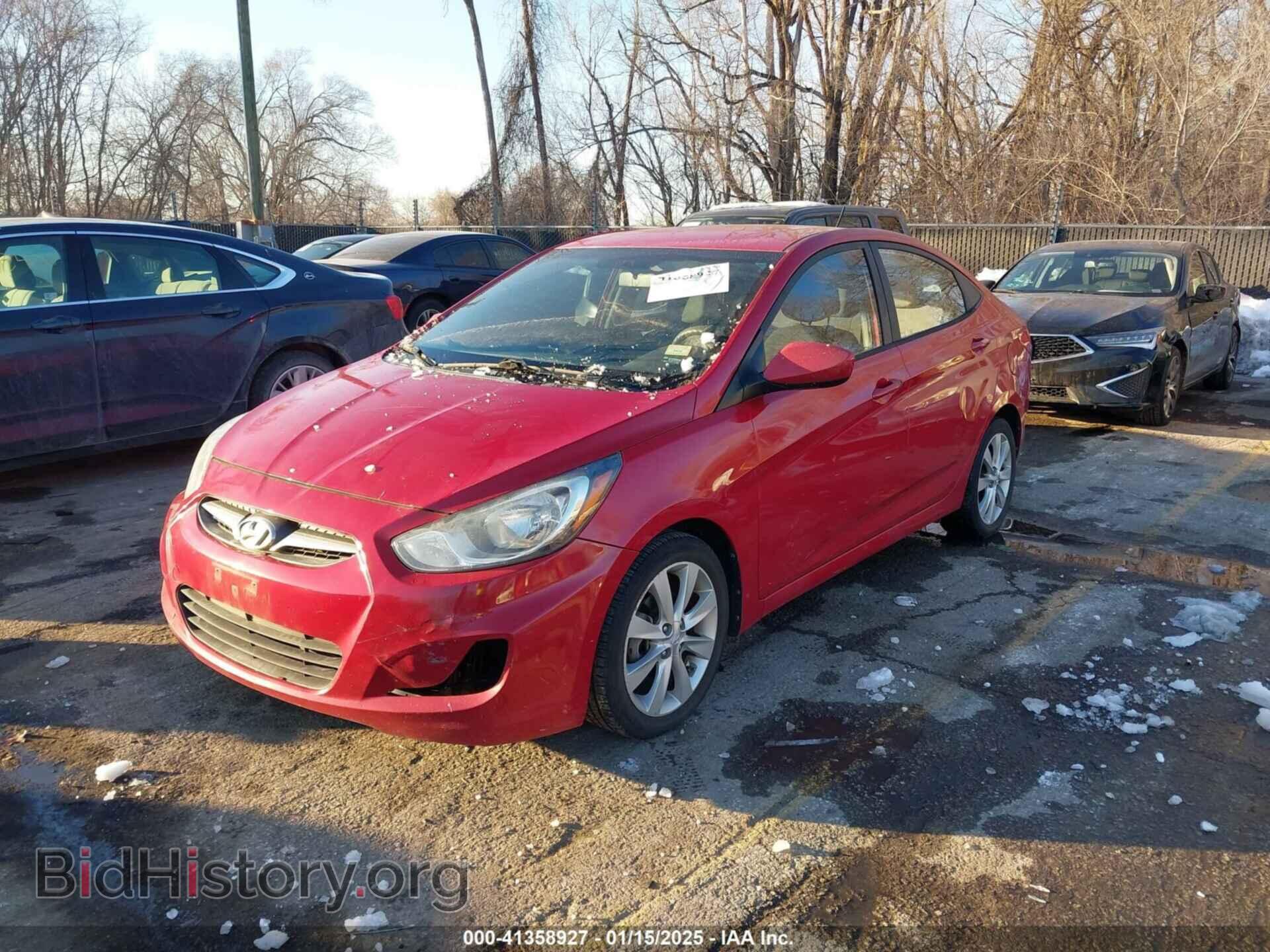 2012 HYUNDAI ACCENT - VIN: KMHCU4AE1CU240069 - Фото 2