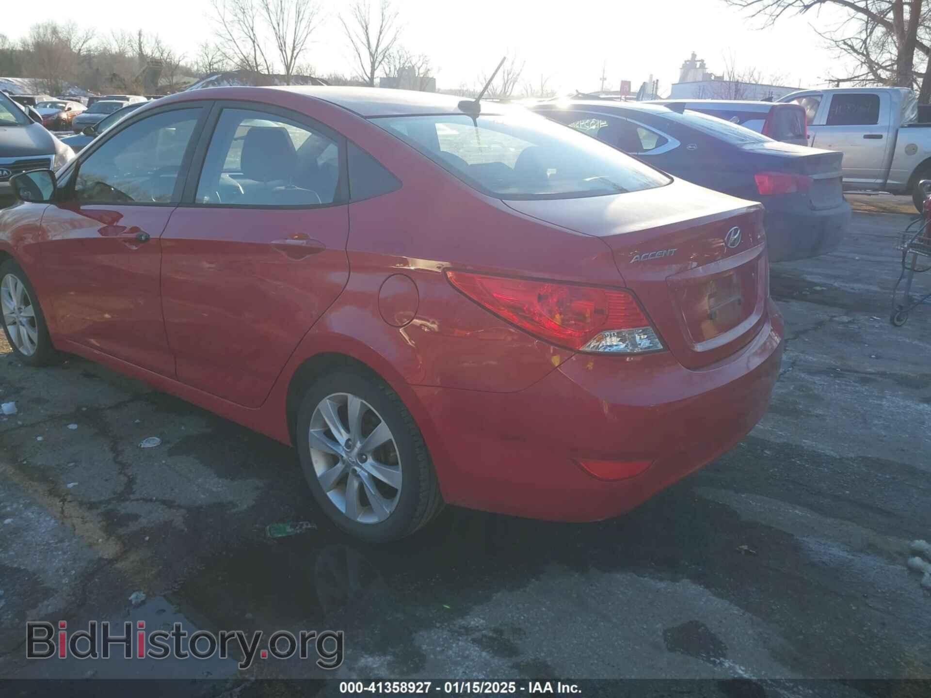 2012 HYUNDAI ACCENT - VIN: KMHCU4AE1CU240069 - Фото 3