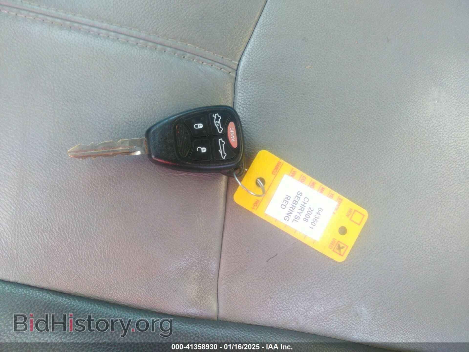 2008 CHRYSLER SEBRING - VIN: 1C3LC55R18N643601 - Фото 11