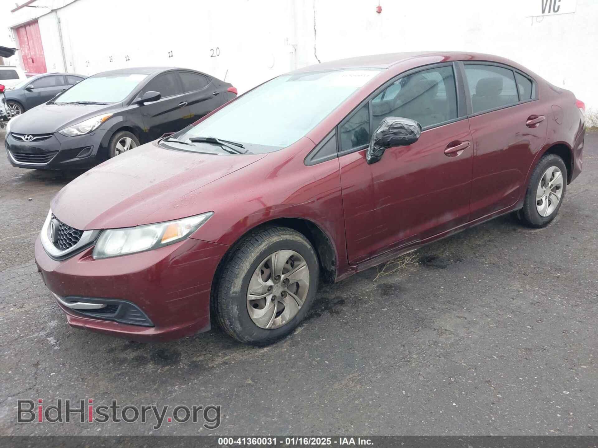 2014 HONDA CIVIC - VIN: 2HGFB2F59EH523332 - Фото 2