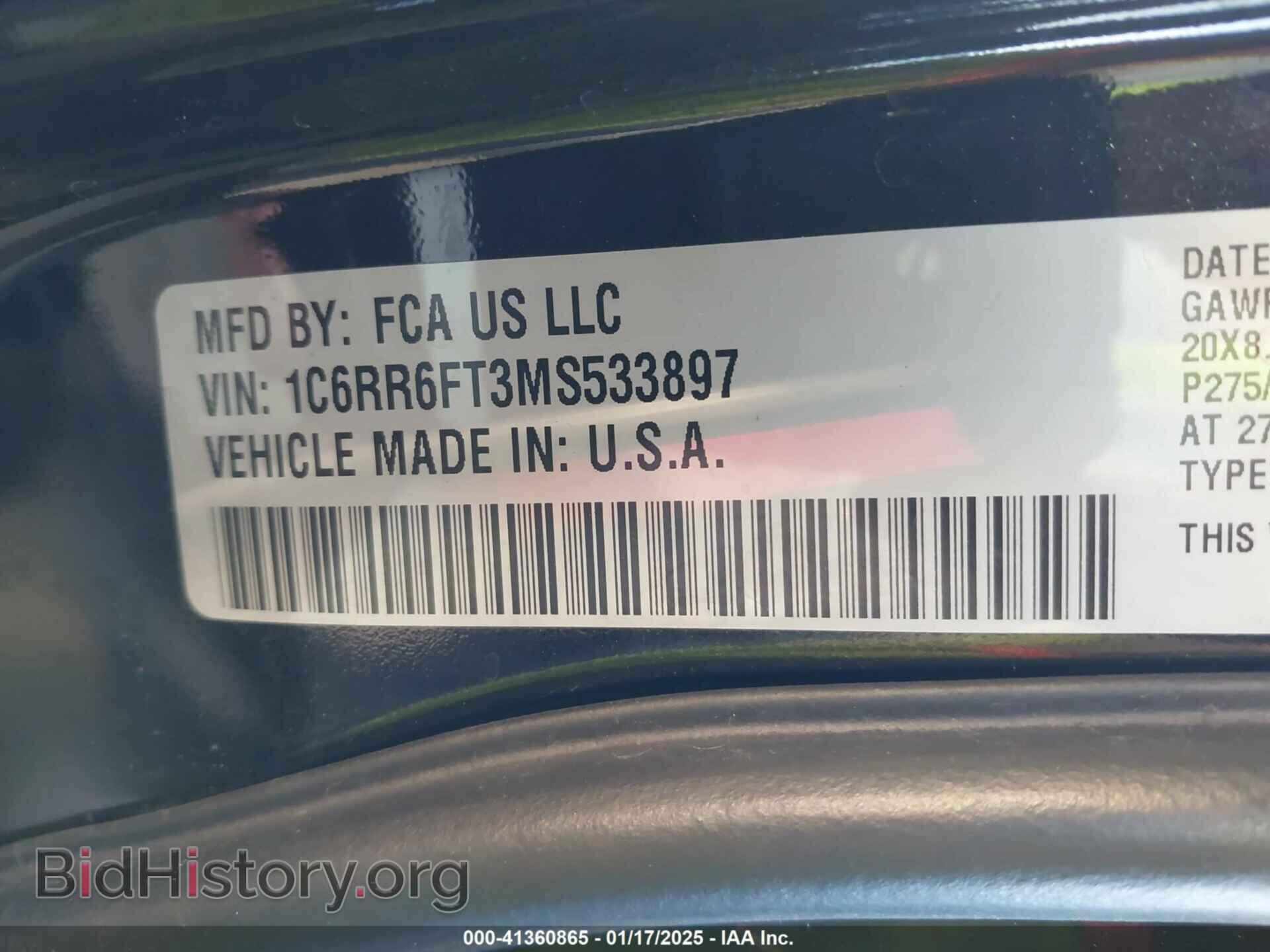2021 RAM 1500 CLASSIC - VIN: 1C6RR6FT3MS533897 - Фото 9