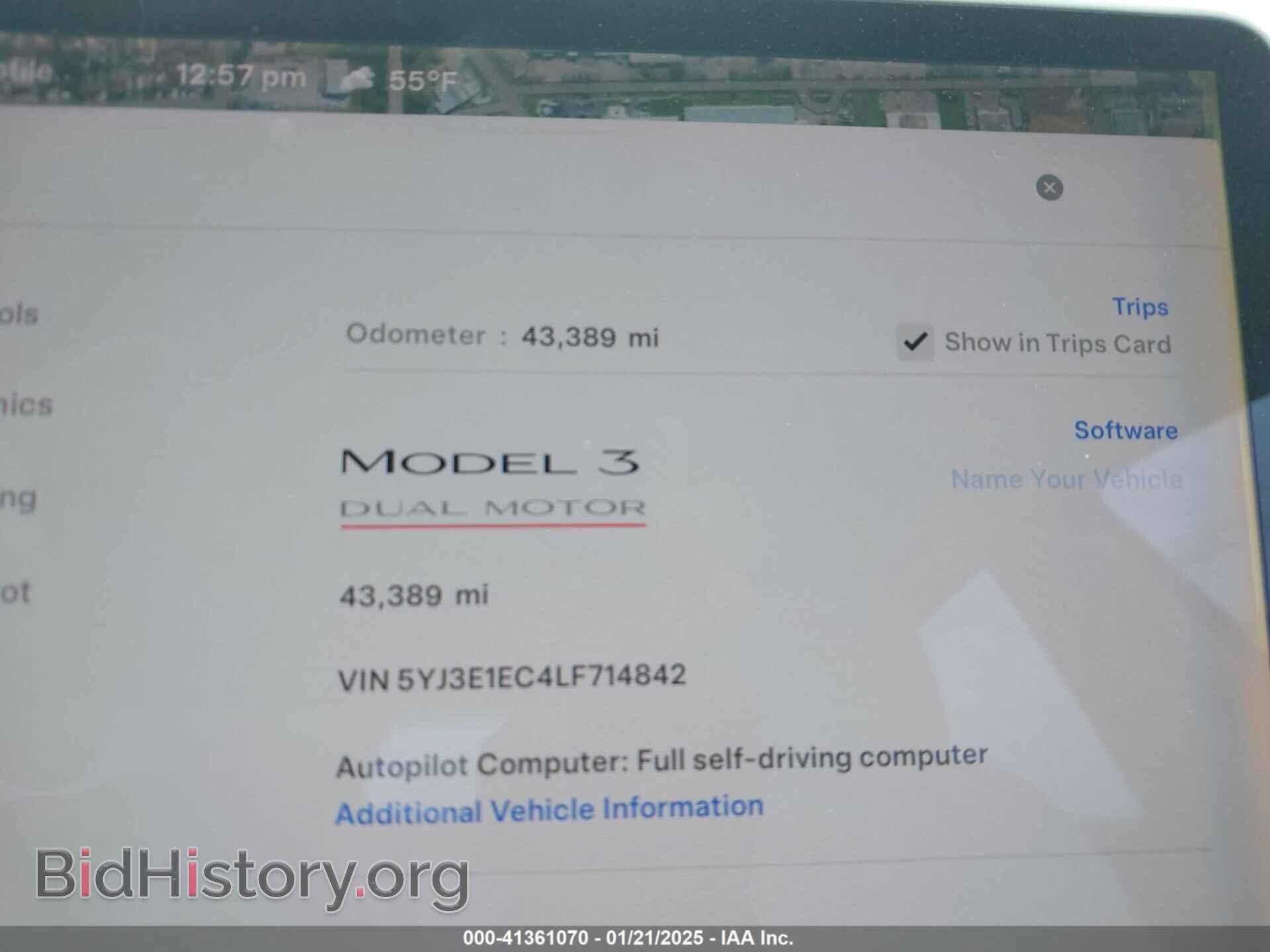 2020 TESLA MODEL 3 - VIN: 5YJ3E1EC4LF714842 - Фото 7