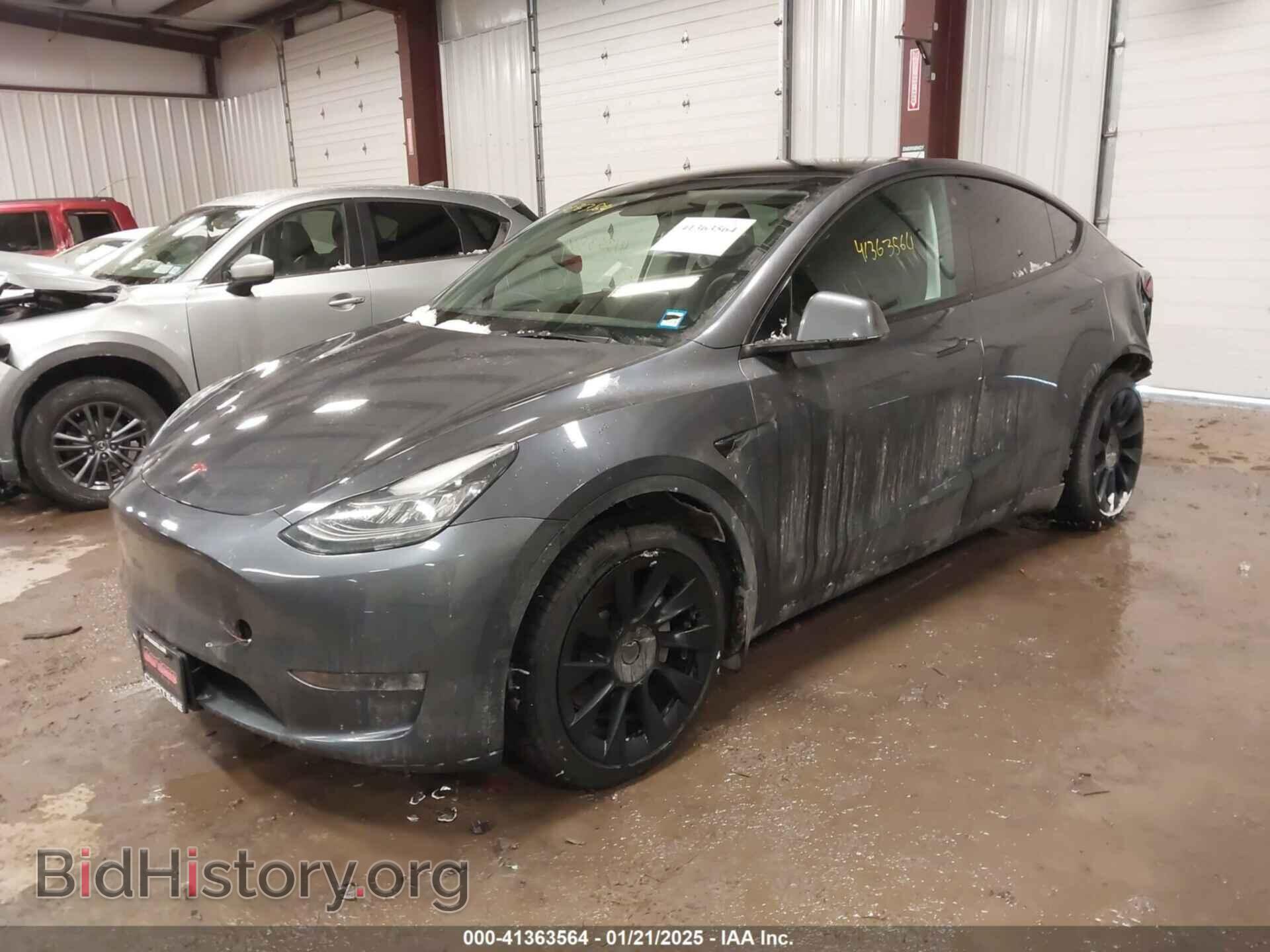 2021 TESLA MODEL Y - VIN: 5YJYGDEEXMF232185 - Фото 2