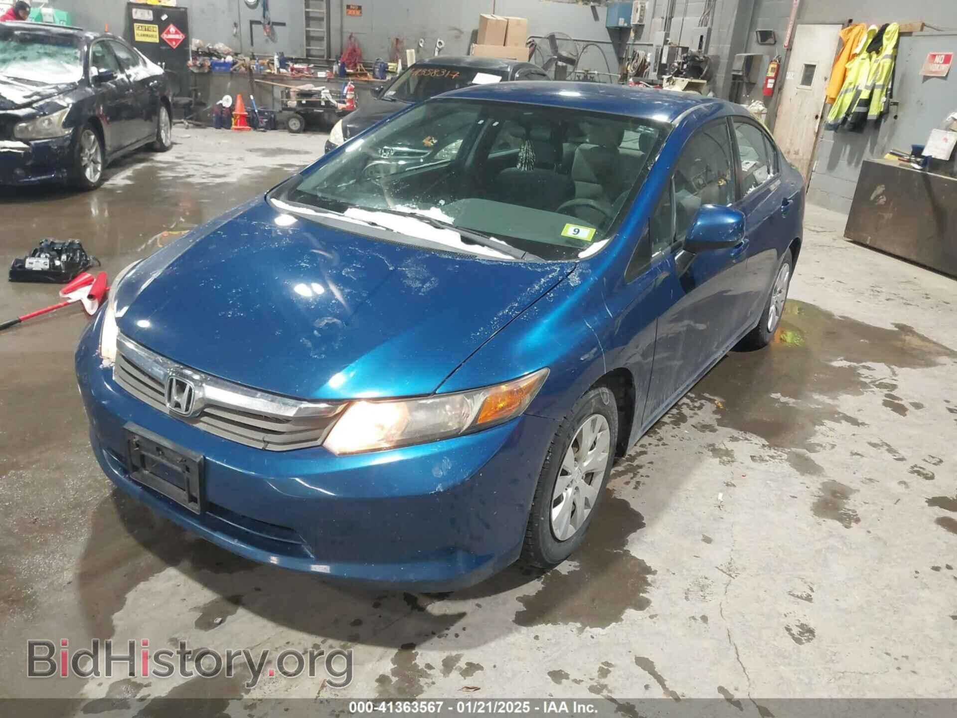 2012 HONDA CIVIC SDN - VIN: 2HGFB2F58CH544721 - Фото 2