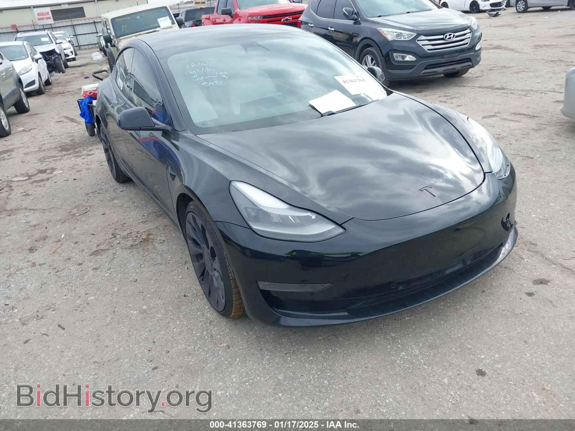 Photo 5YJ3E1EC0MF925439 - TESLA MODEL 3 2021