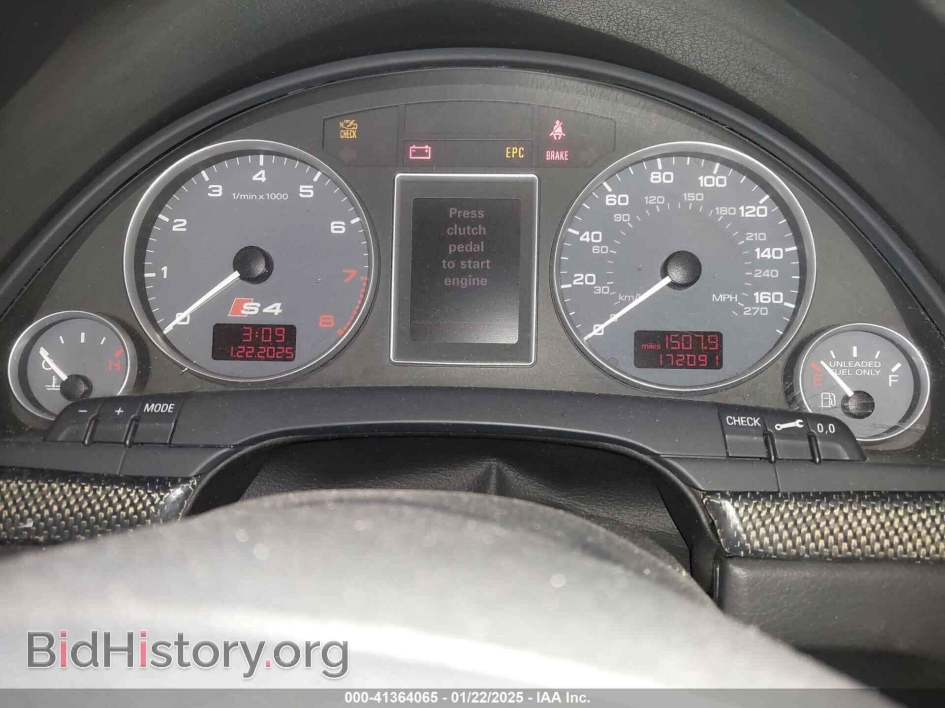 2007 AUDI S4 - VIN: WAUGL78EX7A086885 - Фото 7