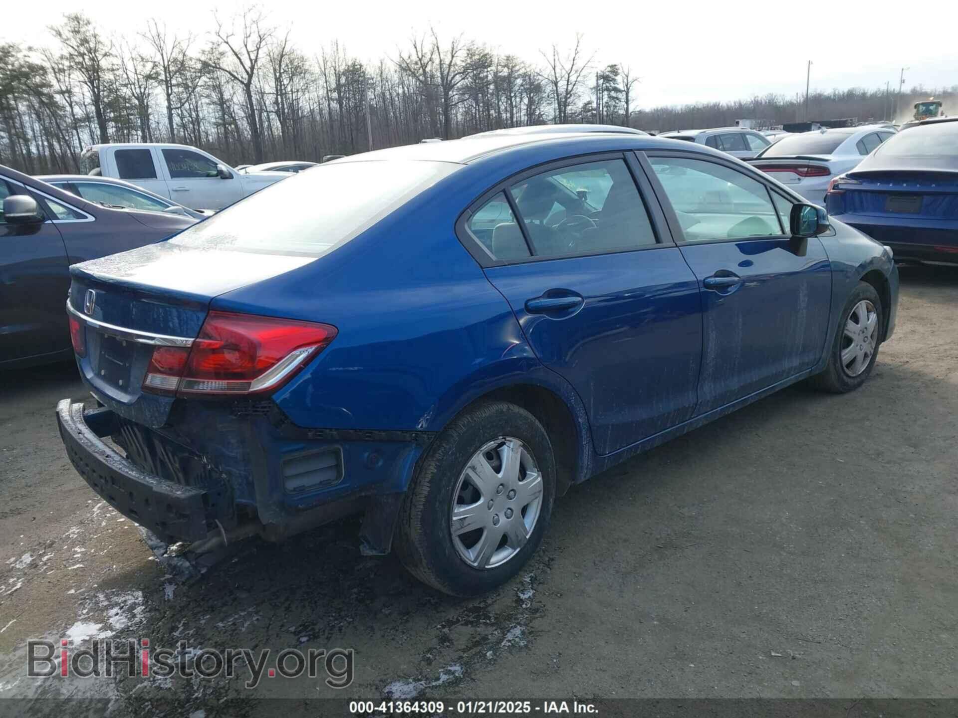 2013 HONDA CIVIC - VIN: 19XFB2F54DE062193 - Фото 4