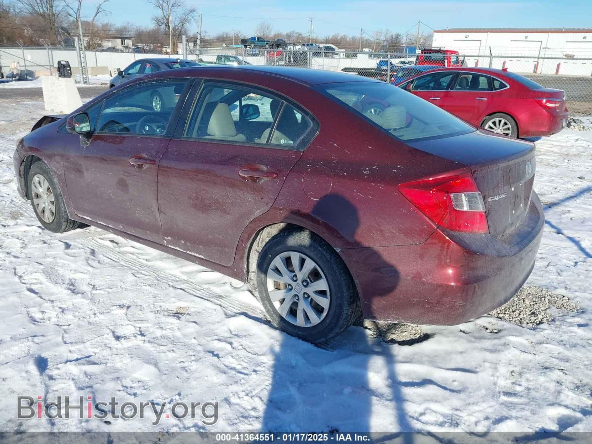 2012 HONDA CIVIC SDN - VIN: 19XFB2F58CE054032 - Фото 3