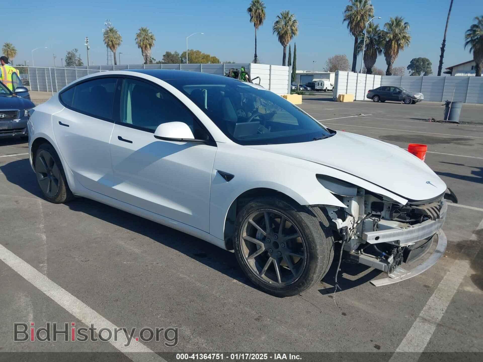 Photo 5YJ3E1EA3MF016660 - TESLA MODEL 3 2021