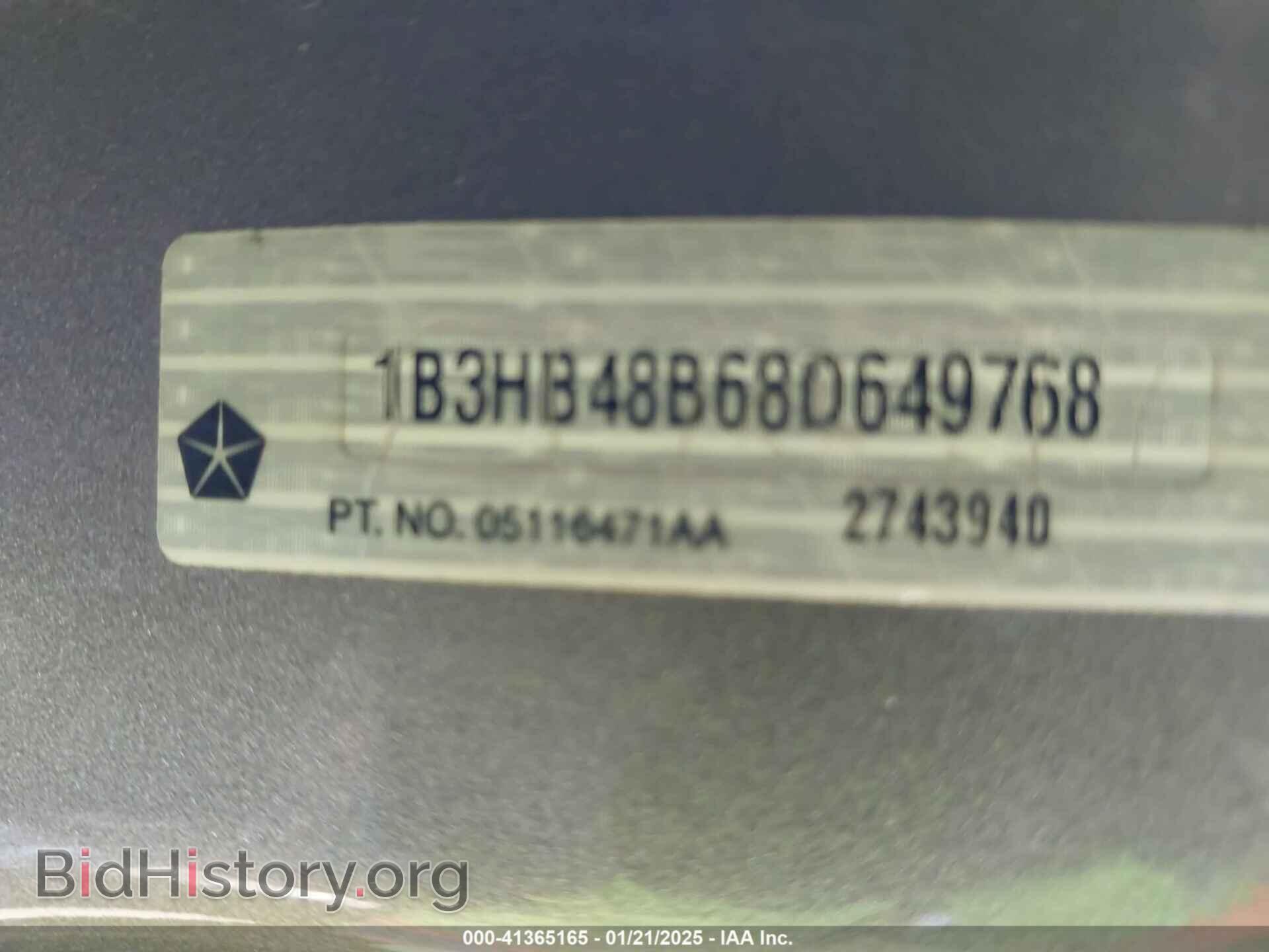 2008 DODGE CALIBER - VIN: 1B3HB48B68D649768 - Photo 9